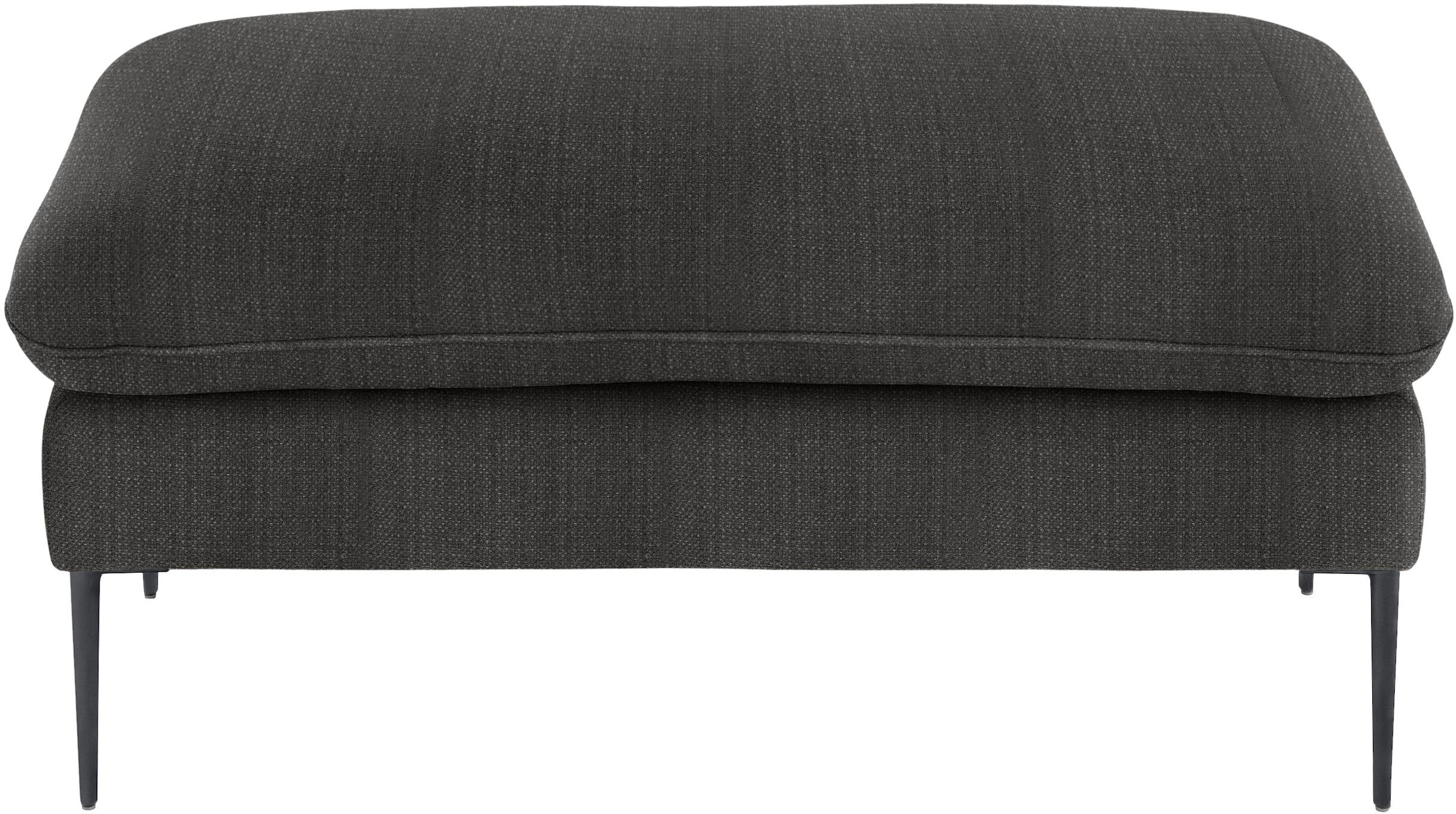 W.SCHILLIG Hocker »enjoy&MORE«, Füße schwarz pulverbeschichtet, Breite 106 cm