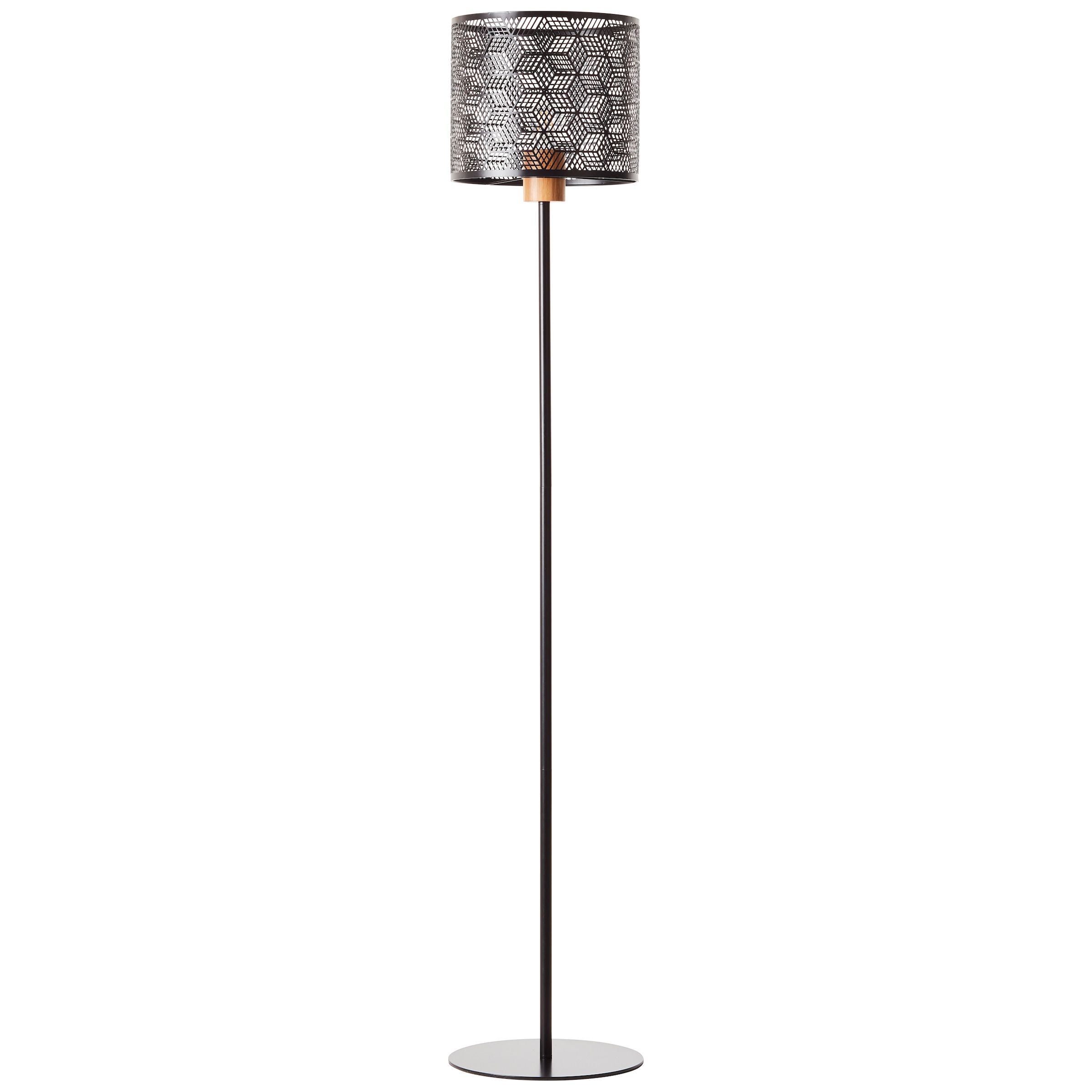 Brilliant Stehlampe »Santy«, 1 flammig-flammig, 161 x 29 cm, E27, Metall/Bambus, schwarz/natur