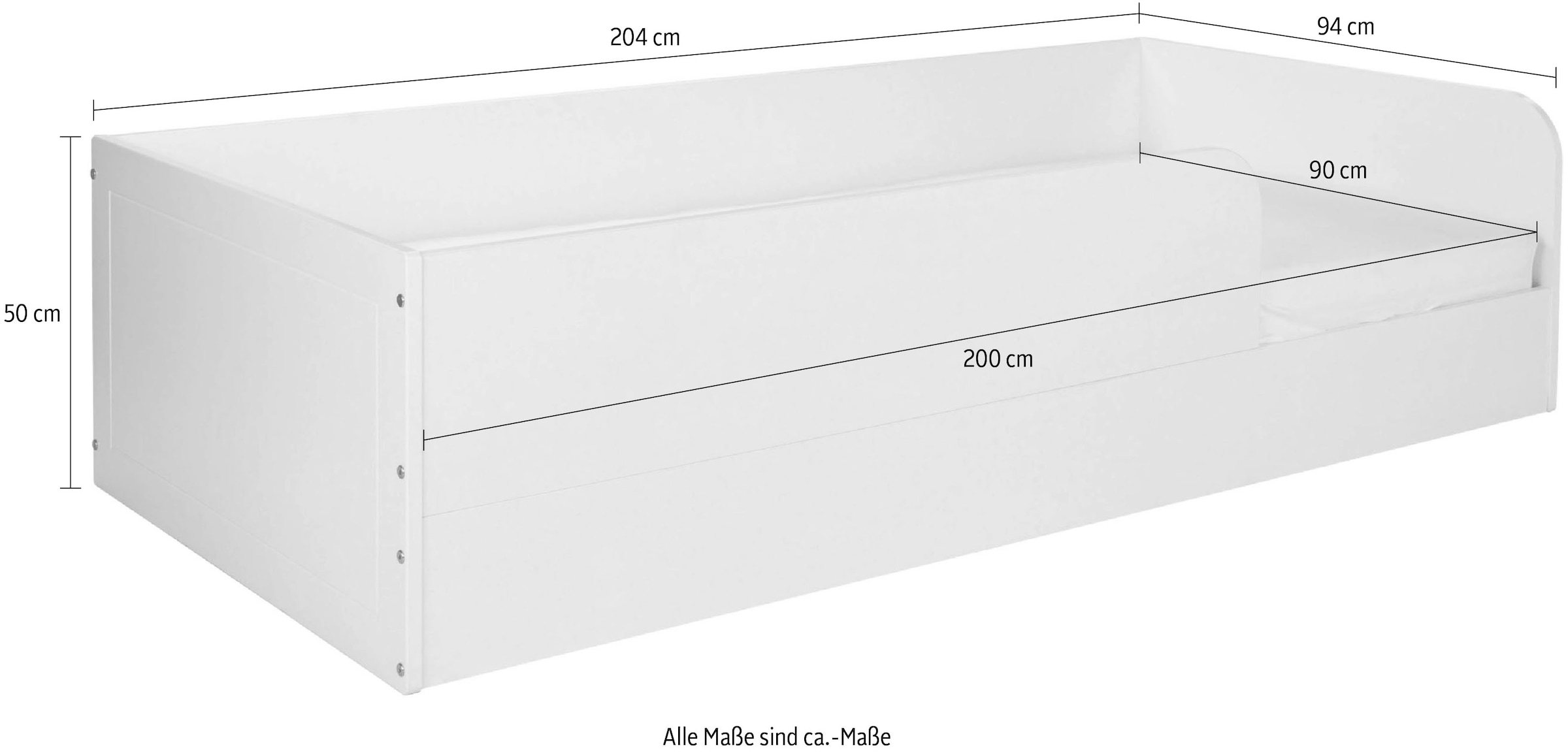 arthur berndt Kinderbett »Bente« Modernes "Kleinkinderbett"