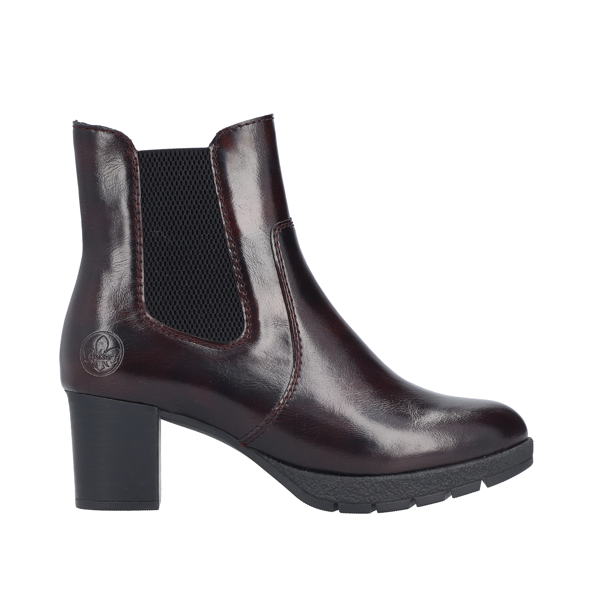 Rieker Chelseaboots  Stiefelette mit Stretch und Reißverschluss, schmale Form