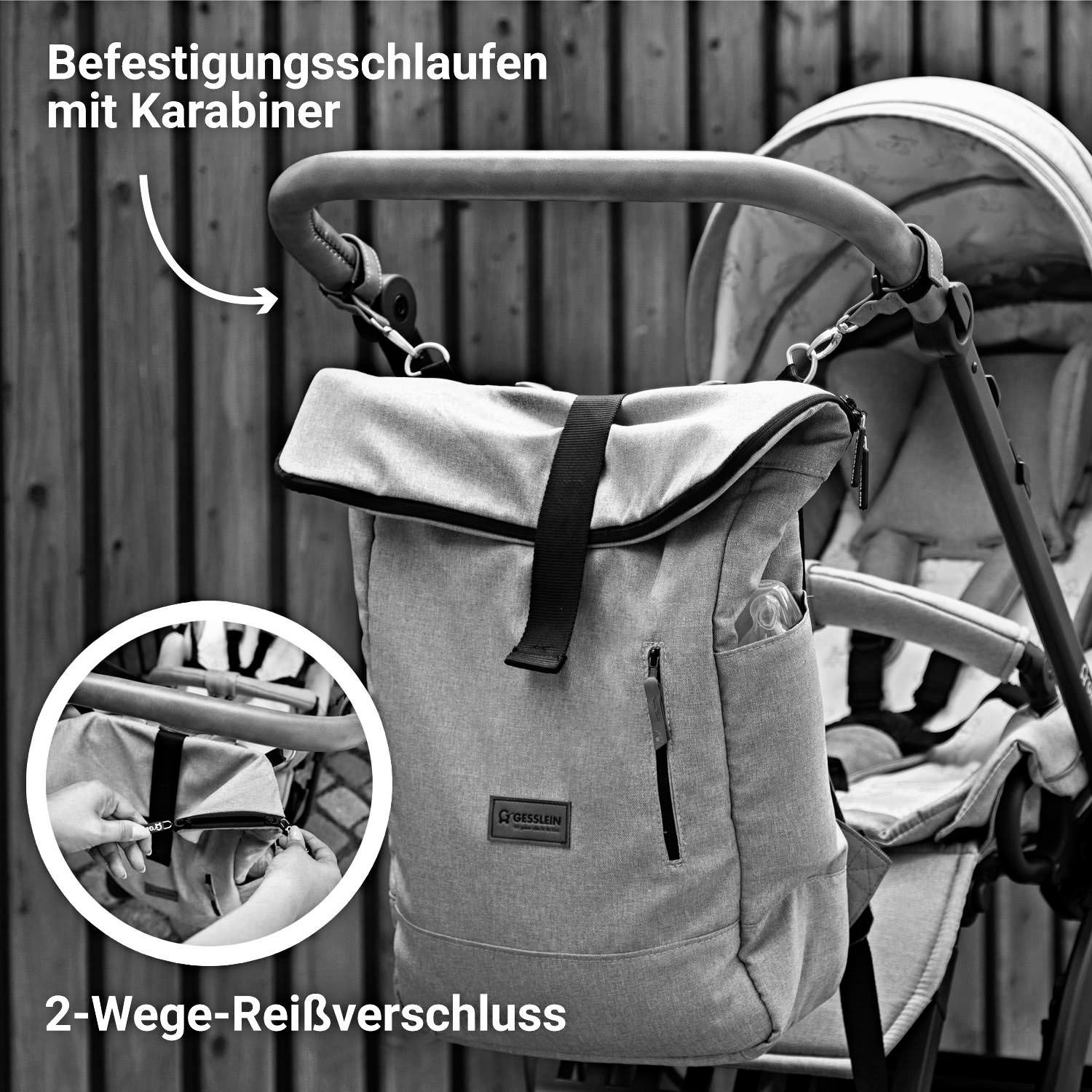 Gesslein Wickelrucksack »N°6, rosa/pink«, Made in Germany