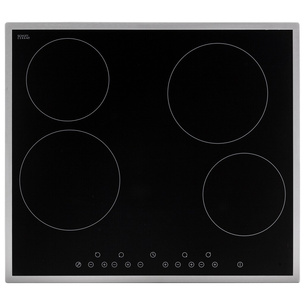 HELD MÖBEL Küchenzeile »Tulsa«, Breite 300 cm, mit E-Geräten, schwarze Metallgriffe, MDF Fronten