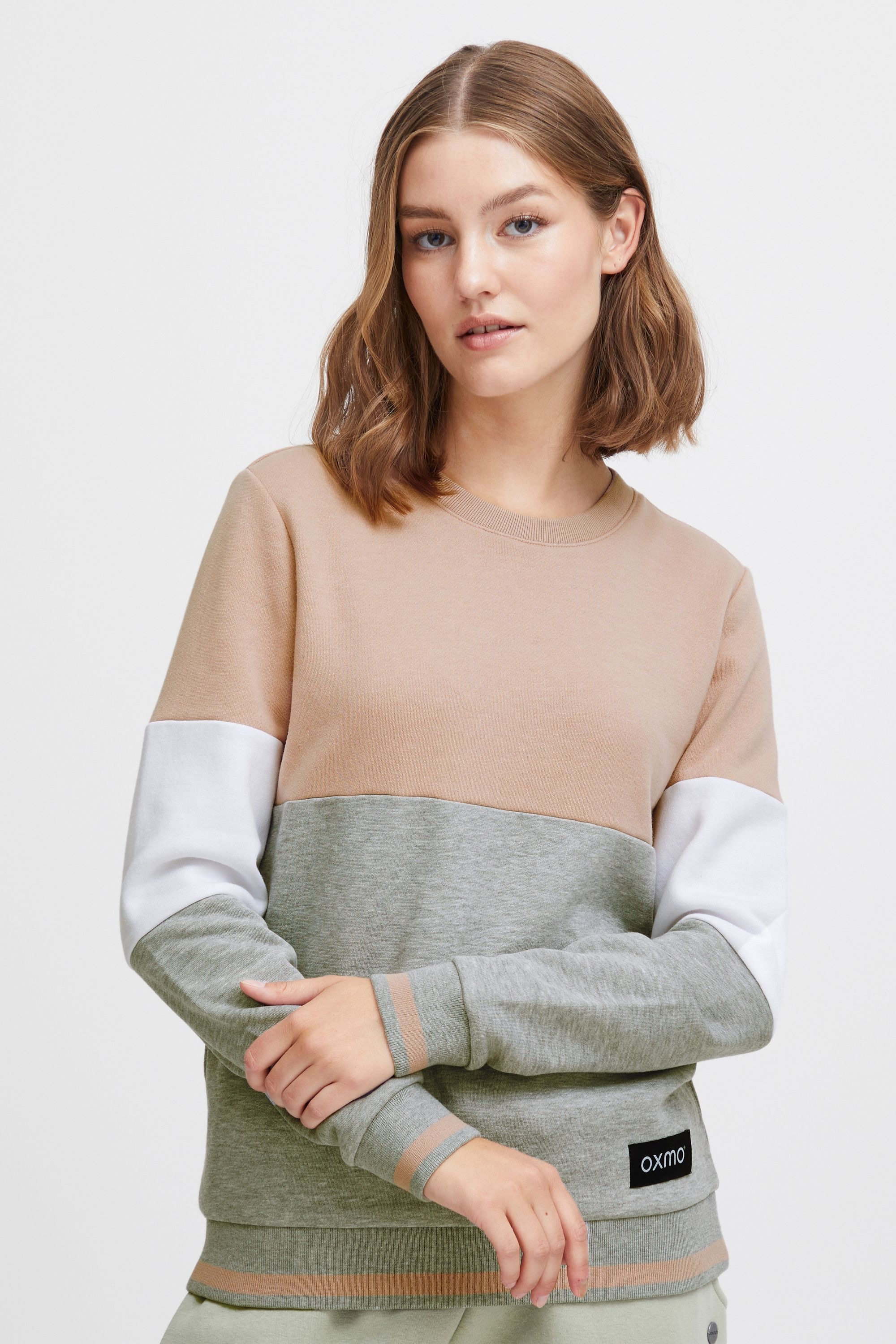 OXMO Rundhalspullover »Sweatpullover OXOmaya«