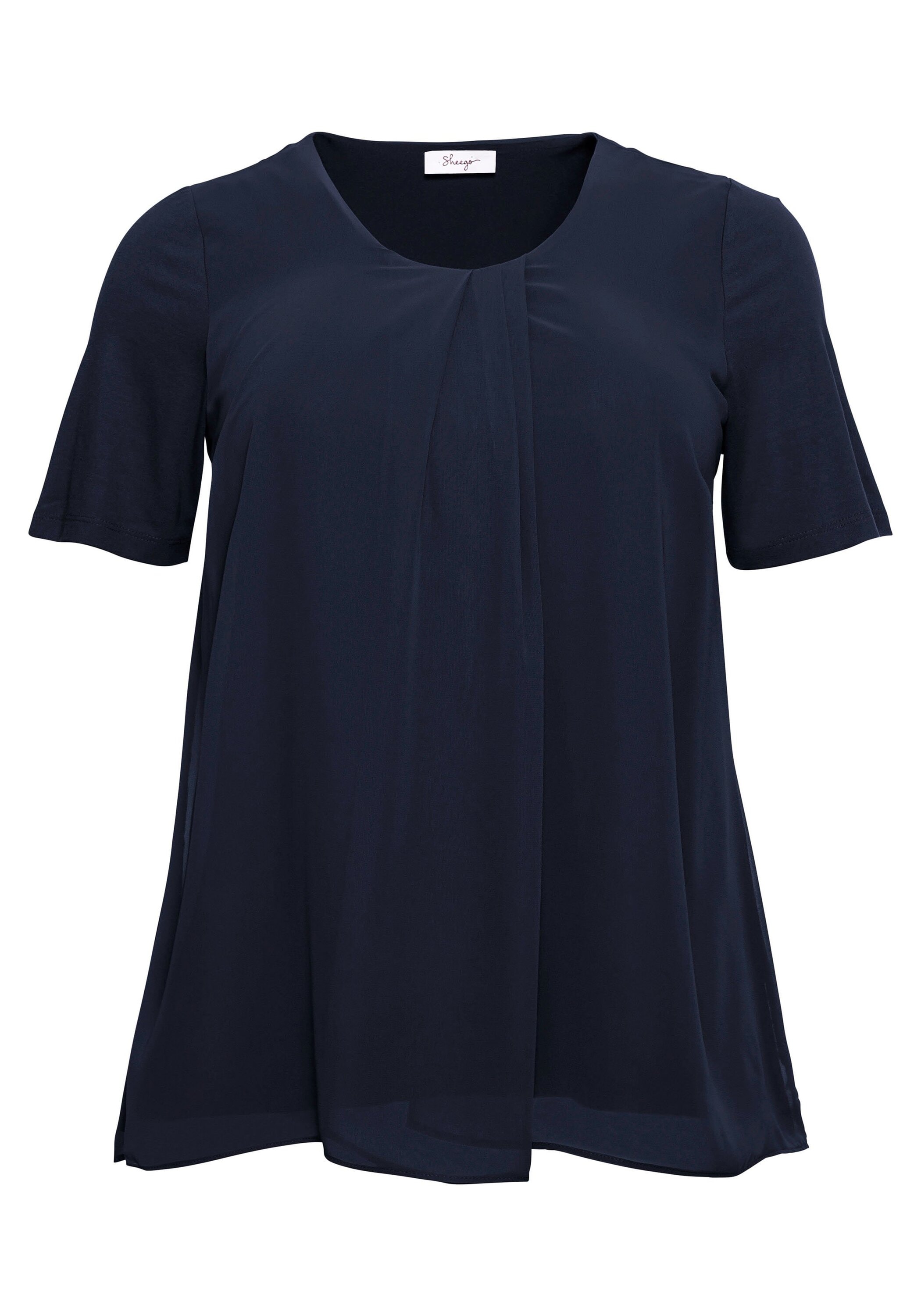 Sheego Blusenshirt »Blusenshirt im Lagenlook«