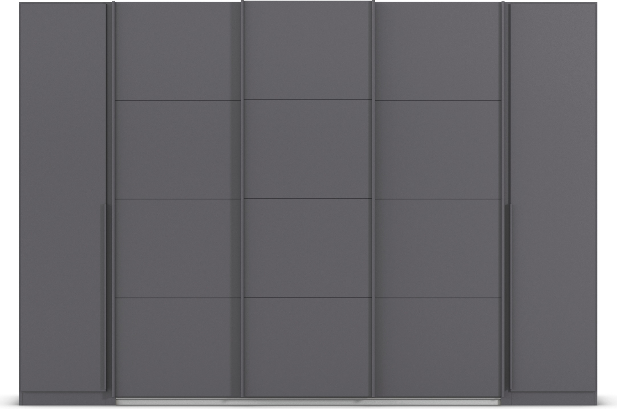 rauch Schwebetürenschrank »Agordo«, (im angesagten Mix aus Dreh- und Schwebetüren), optional mit Spiegel und zwei Griff-Farben MADE IN GERMANY