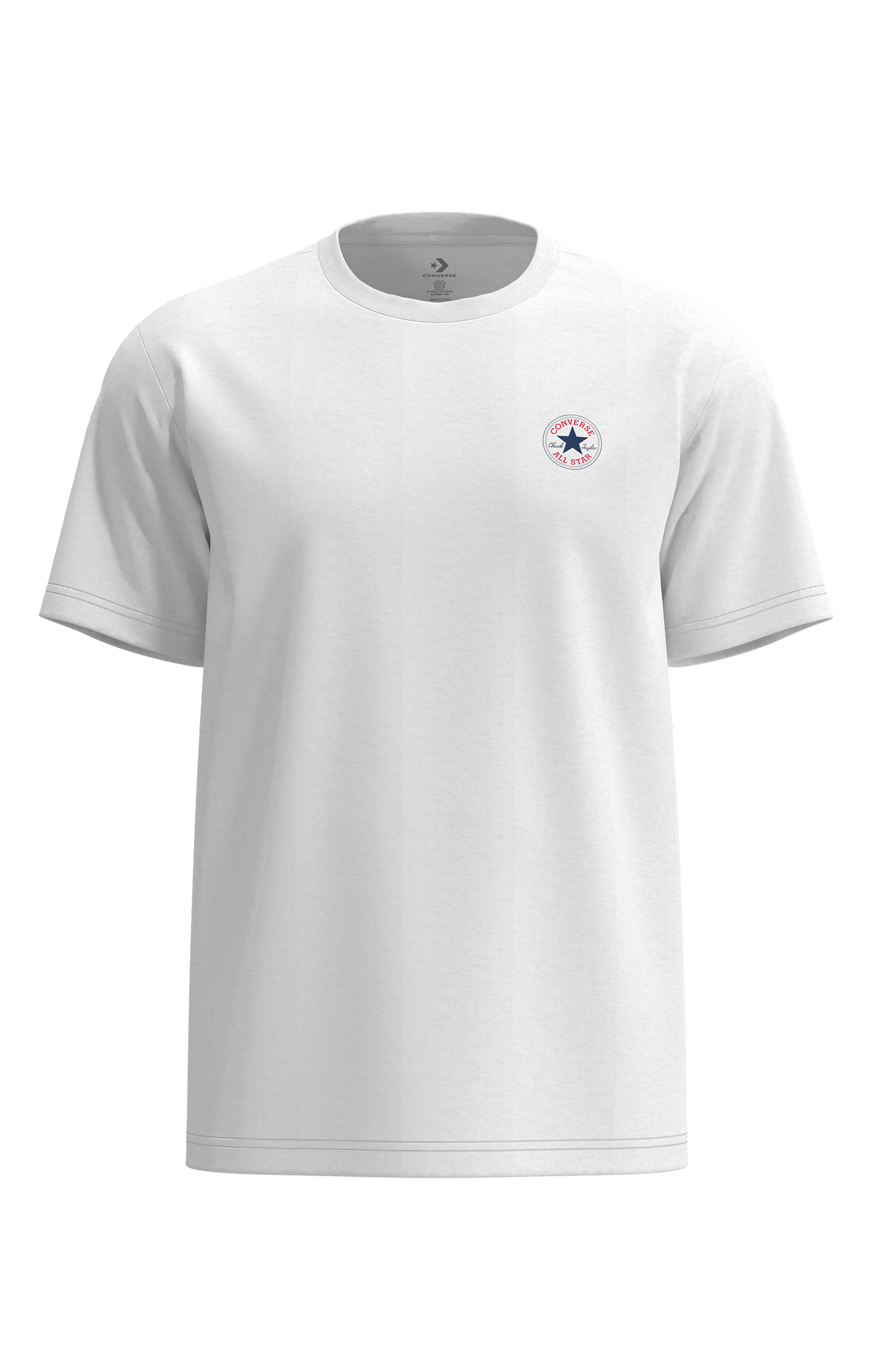 Converse T-Shirt »CORE CHUCK PATCH TEE« Kurzarmdesign, mit Rundhalsausschnitt, ohne Verschluss, aus Baumwolle