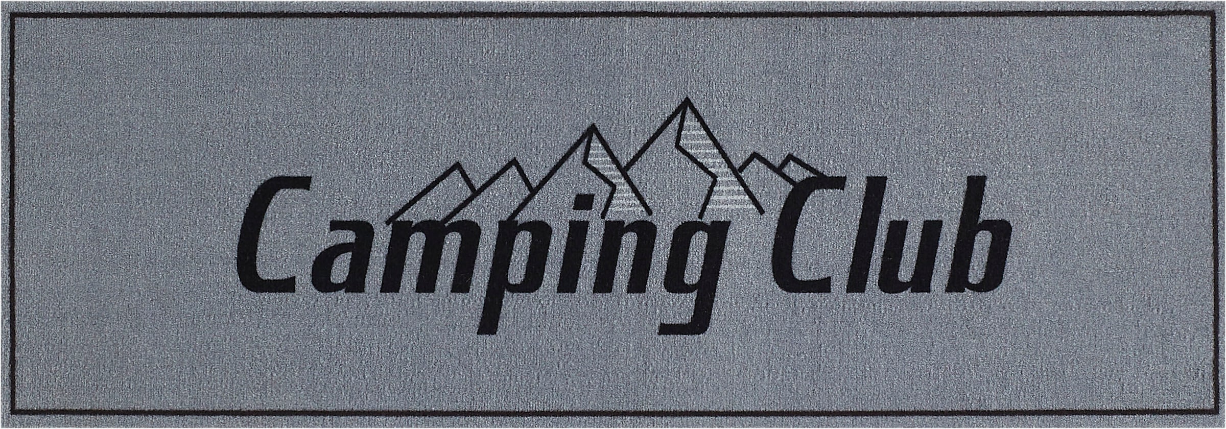 my home Läufer »Camping«, für geeignet In- mit Schriftzug, und Outdoor Camper Wohnwagen, rechteckig, & ideal