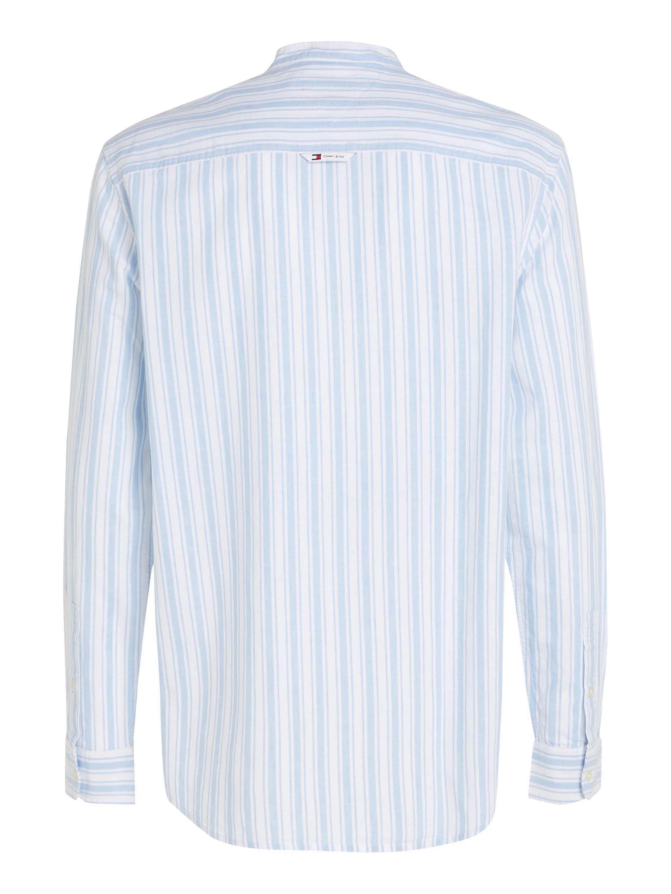 Tommy Jeans Langarmhemd »TJM MAO STRIPE LINEN BLEND SHIRT«