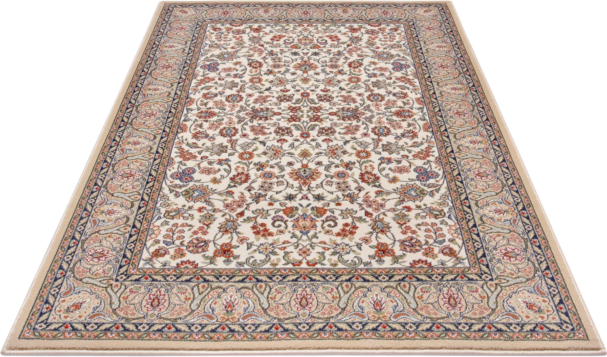 NOURISTAN Teppich »Aljars«, rechteckig, 10 mm Höhe, Orientalisch, Orient Optik, Wohnzimmer, Schlafzimmer, Kurzflor, Weich