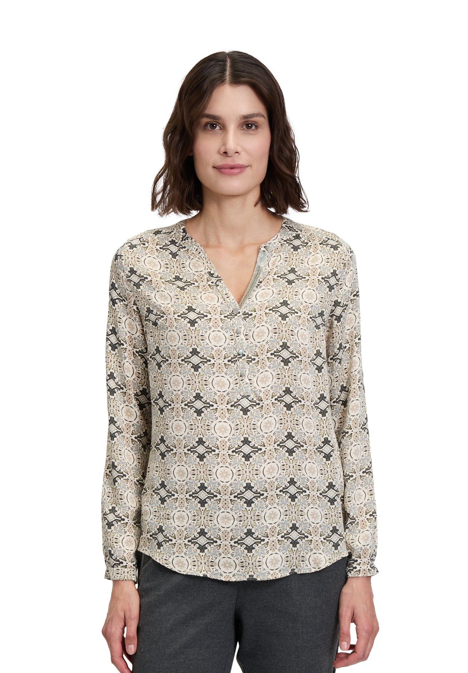 Cartoon Klassische Bluse »Casual-Bluse mit Muster«
