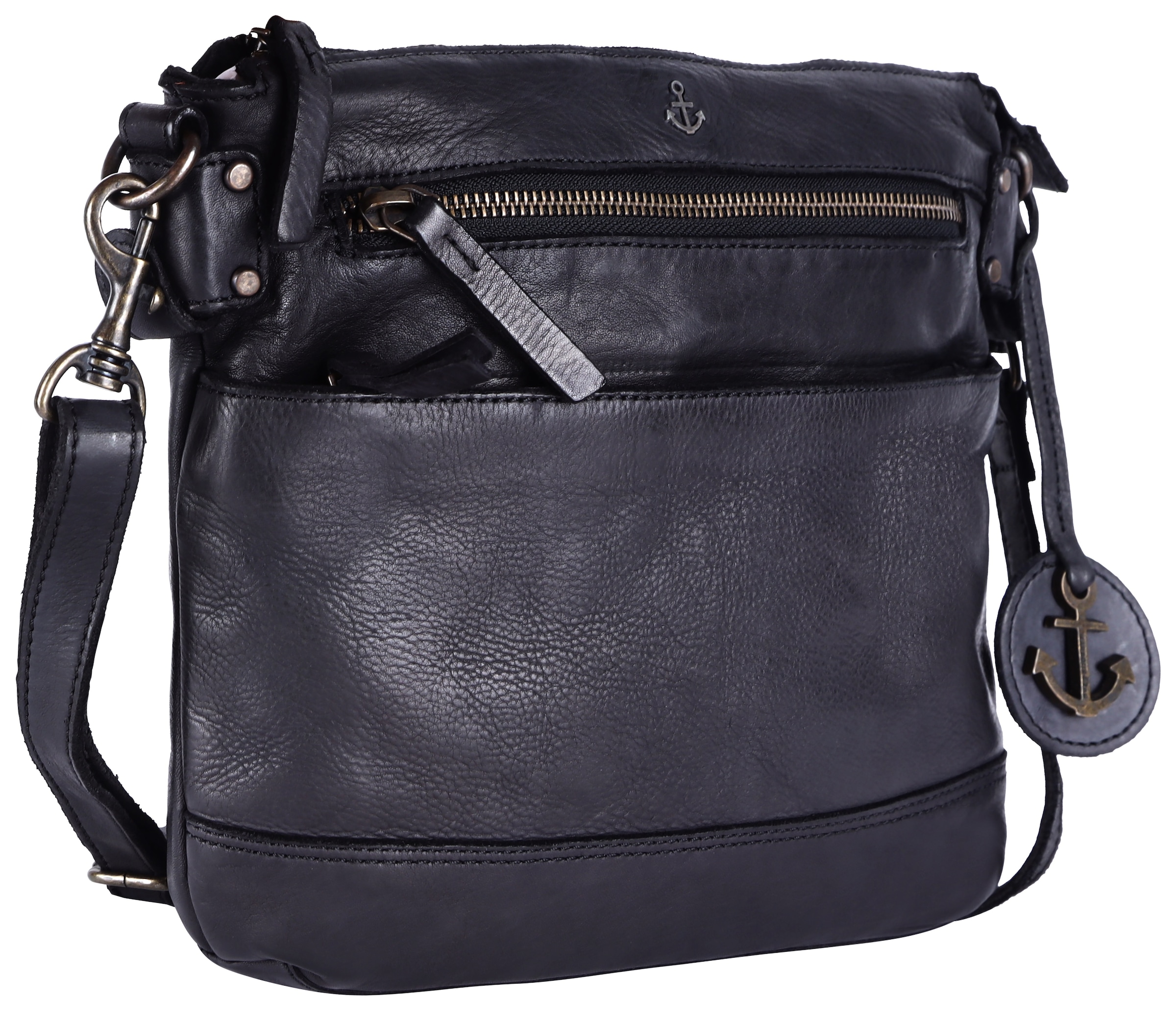 HARBOUR 2nd Handtasche »Isalie2« Umhängetasche, Schultertasche, Tragetasche Anker Anhänger