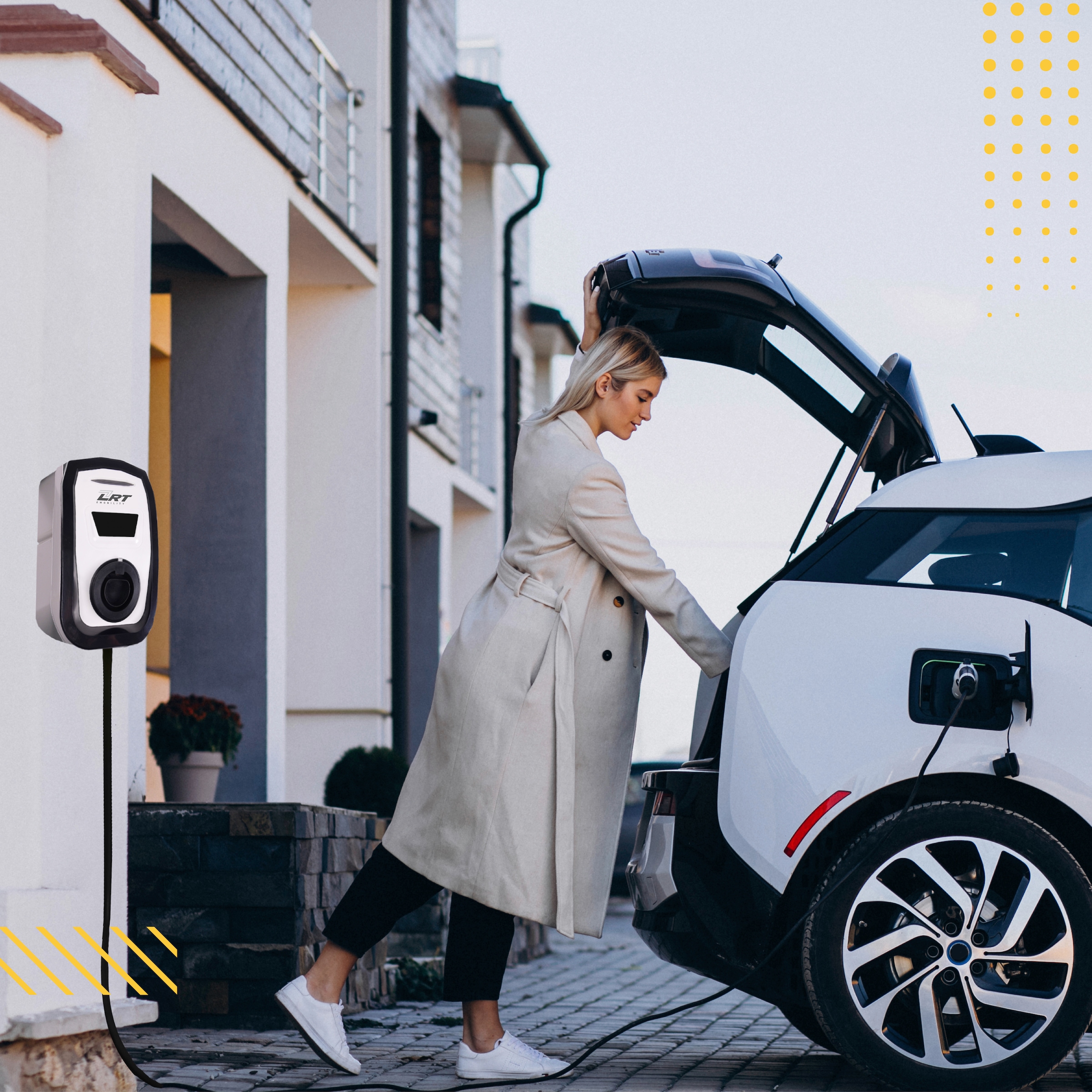 LRT E-Mobility Elektroauto-Ladestation »AC03C, Home Essential 22«, geeignet für Innen- und Außenbereich (Garage, Carport)