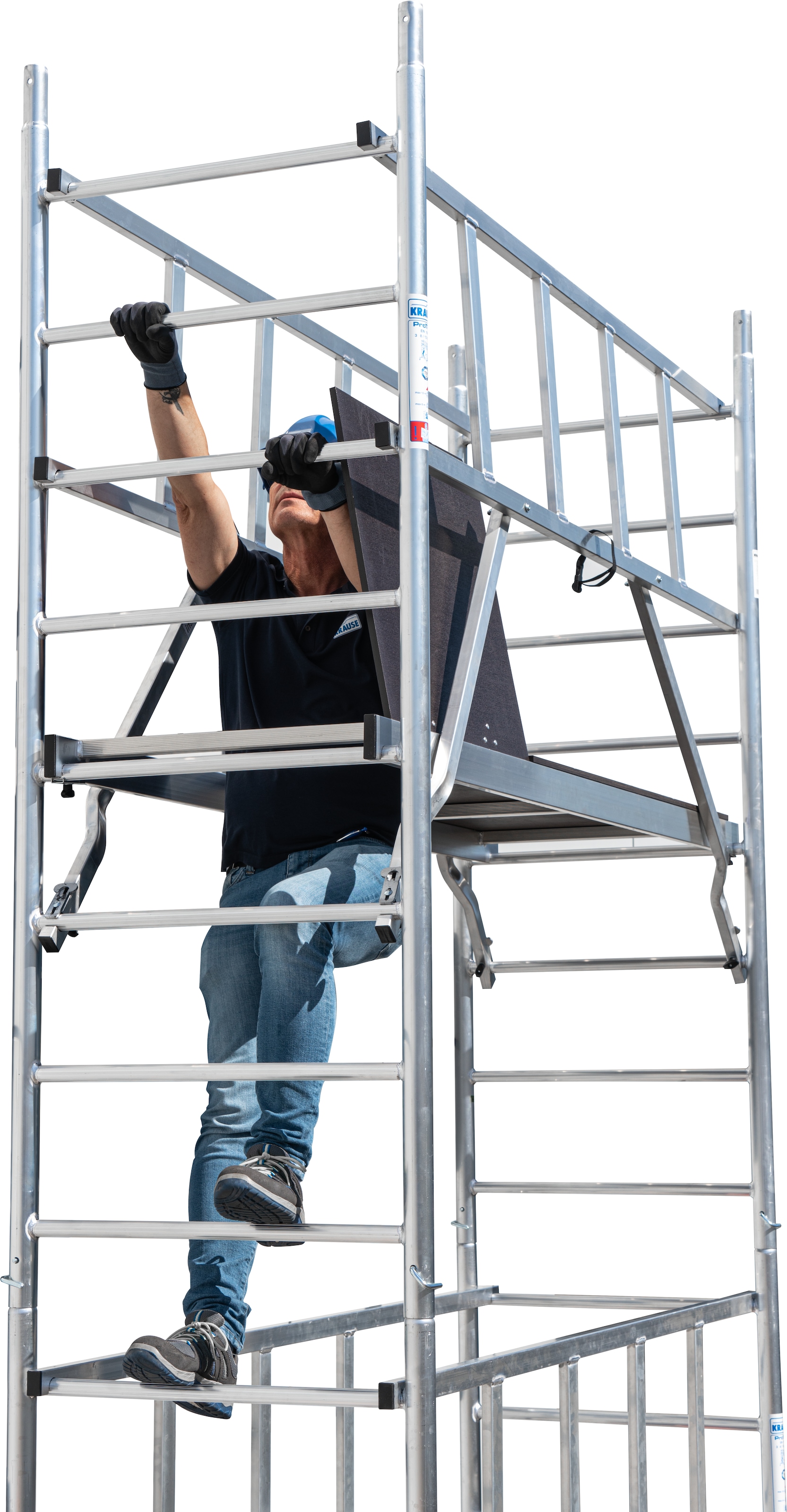 KRAUSE Fahrgerüst »ProTec« Set,  Arbeitshöhe: 8,3 Meter