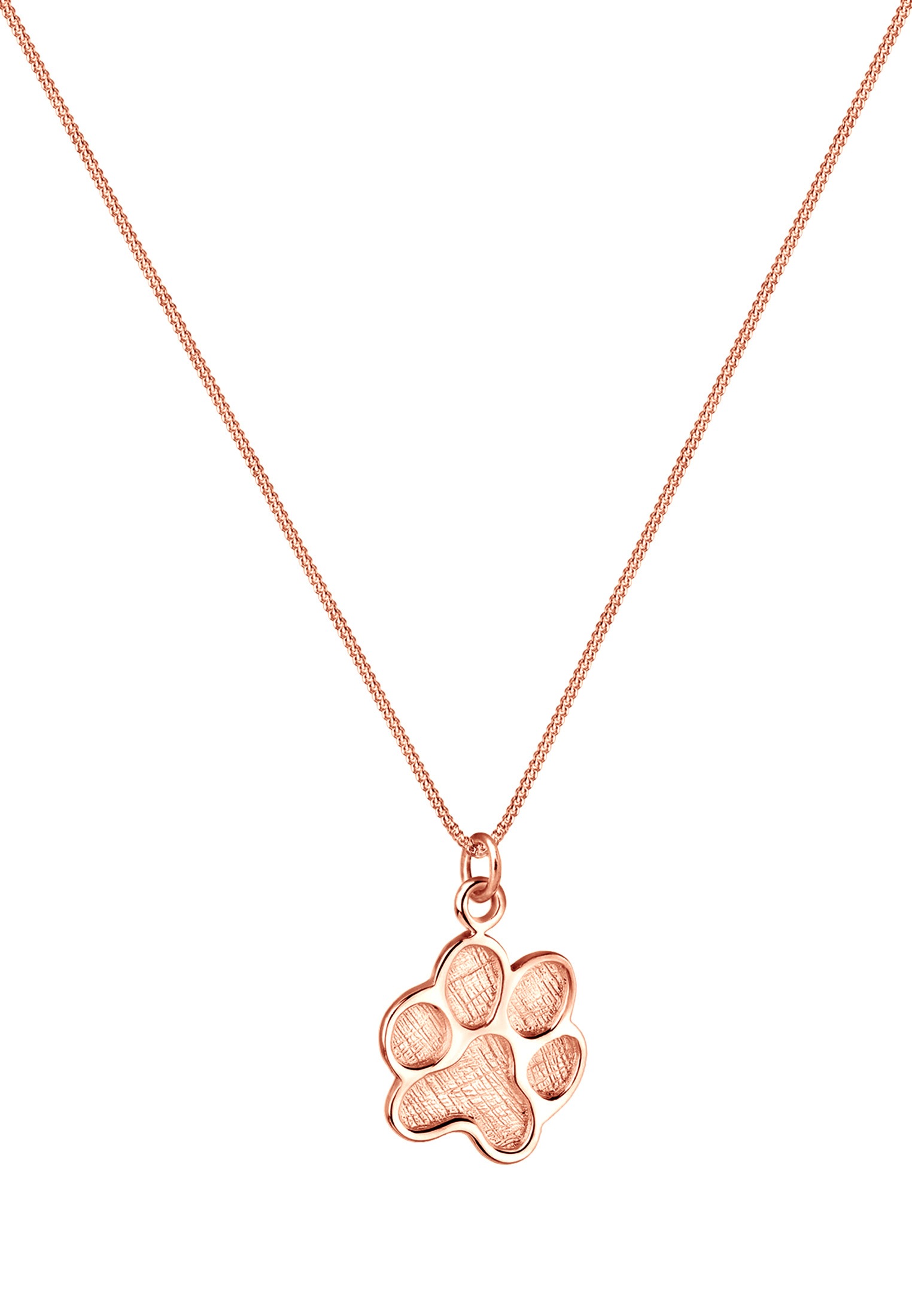 Elli Kette mit Anhänger »Halskette Pfote Symbol Hund 925 Silber«
