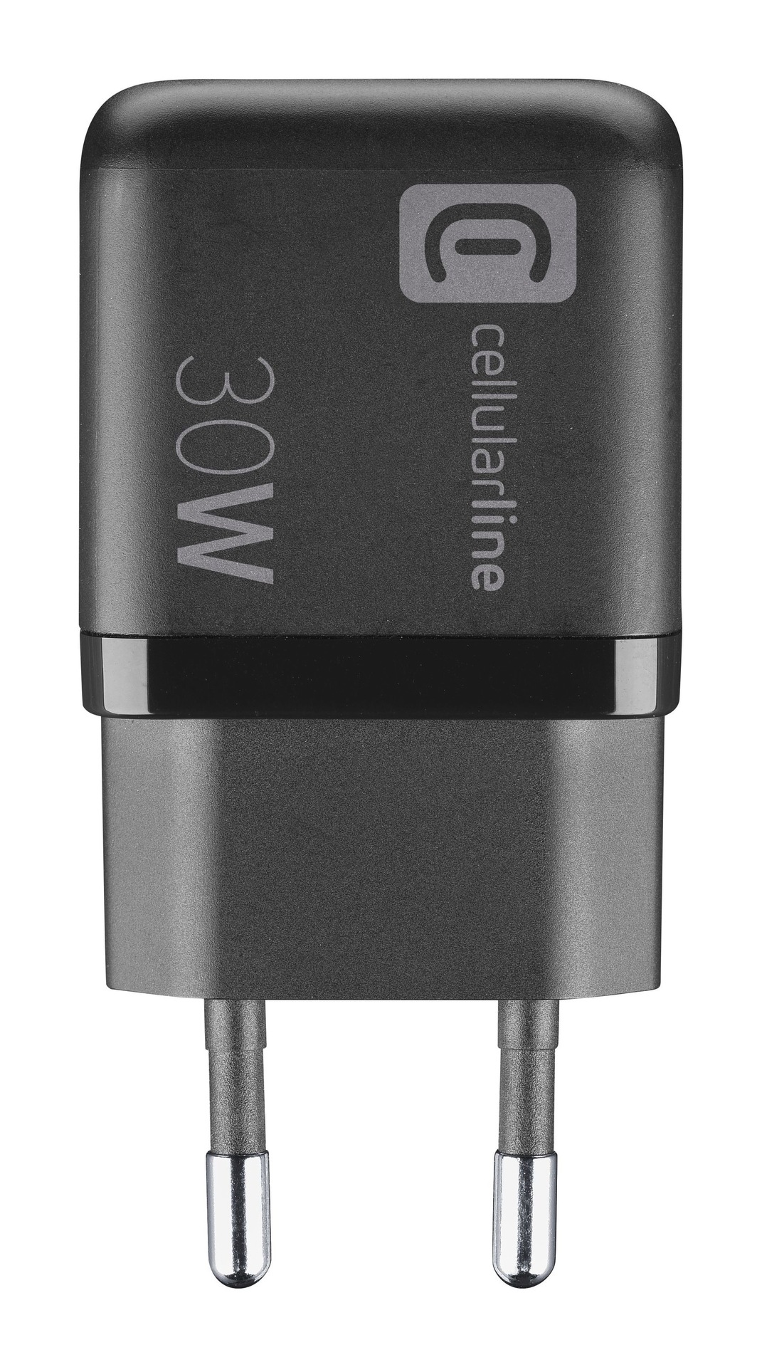 Cellularline USB-Ladegerät »USB Charger Multipower Micro 30W GaN 2 Ports PD«, Ladegerät Lader für Samsung Galaxy, Apple iPhone, Google Pixel