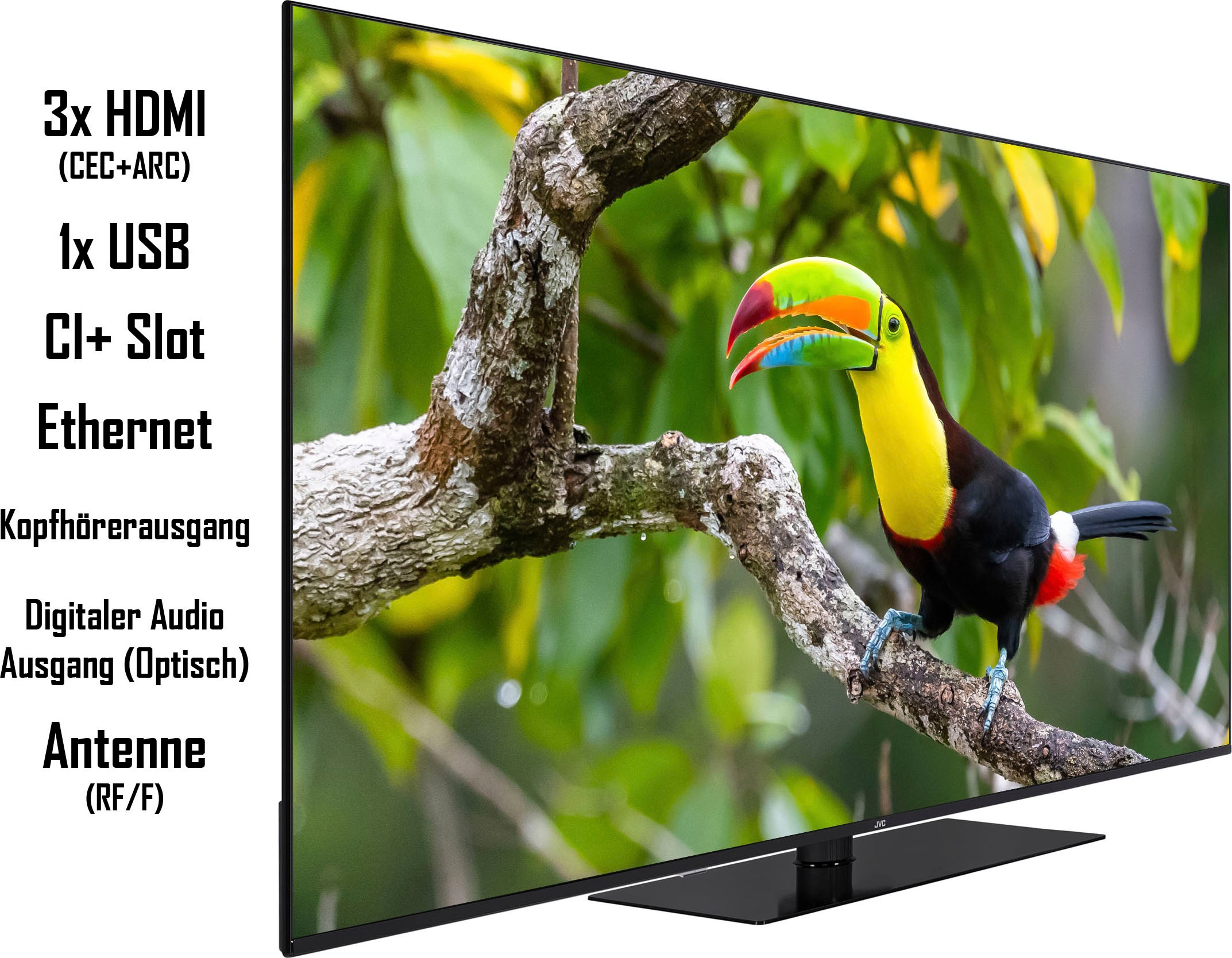JVC LED-Fernseher »LT-65VU6355«, 4K Ultra HD, Smart-TV