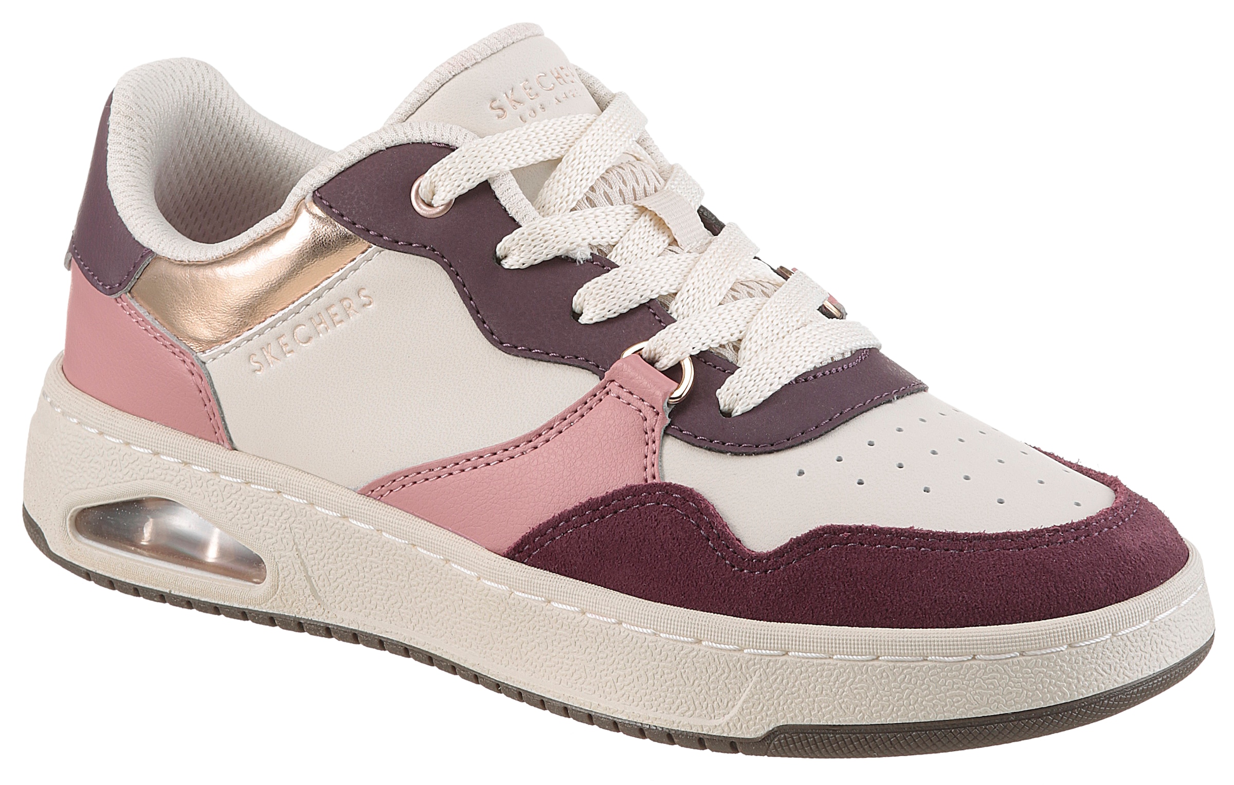 Skechers Sneaker »UNO CTL«  Retro Sneaker, Schnürschuh mit Materialmix