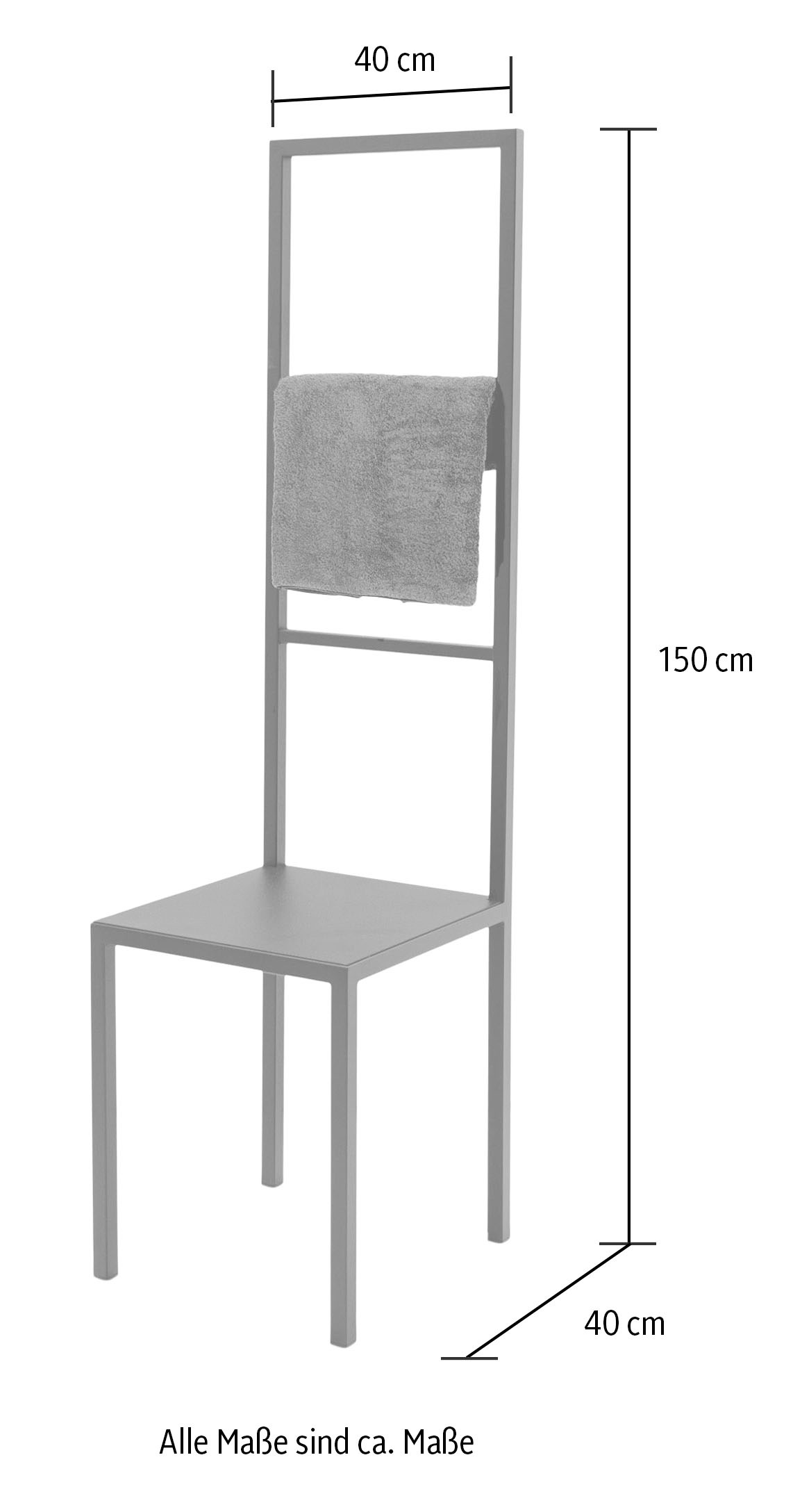 Spinder Design Kleiderständer »DRESSBUDDY«, Metall, Schrank für das Schlafzimmer oder Bad