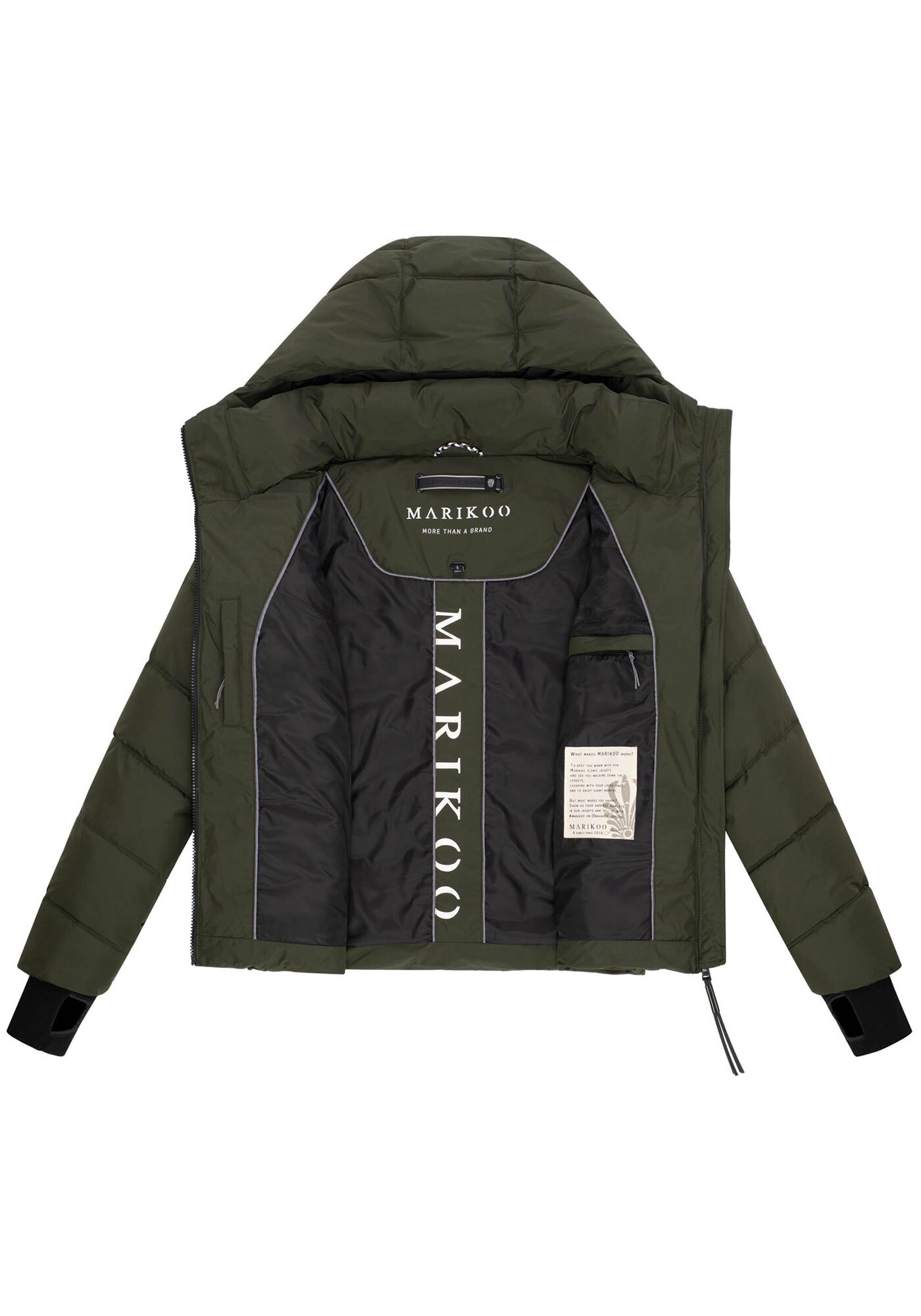 Marikoo Winterjacke »Marikoo Yukanii Damen Winterjacke Steppjacke N114«