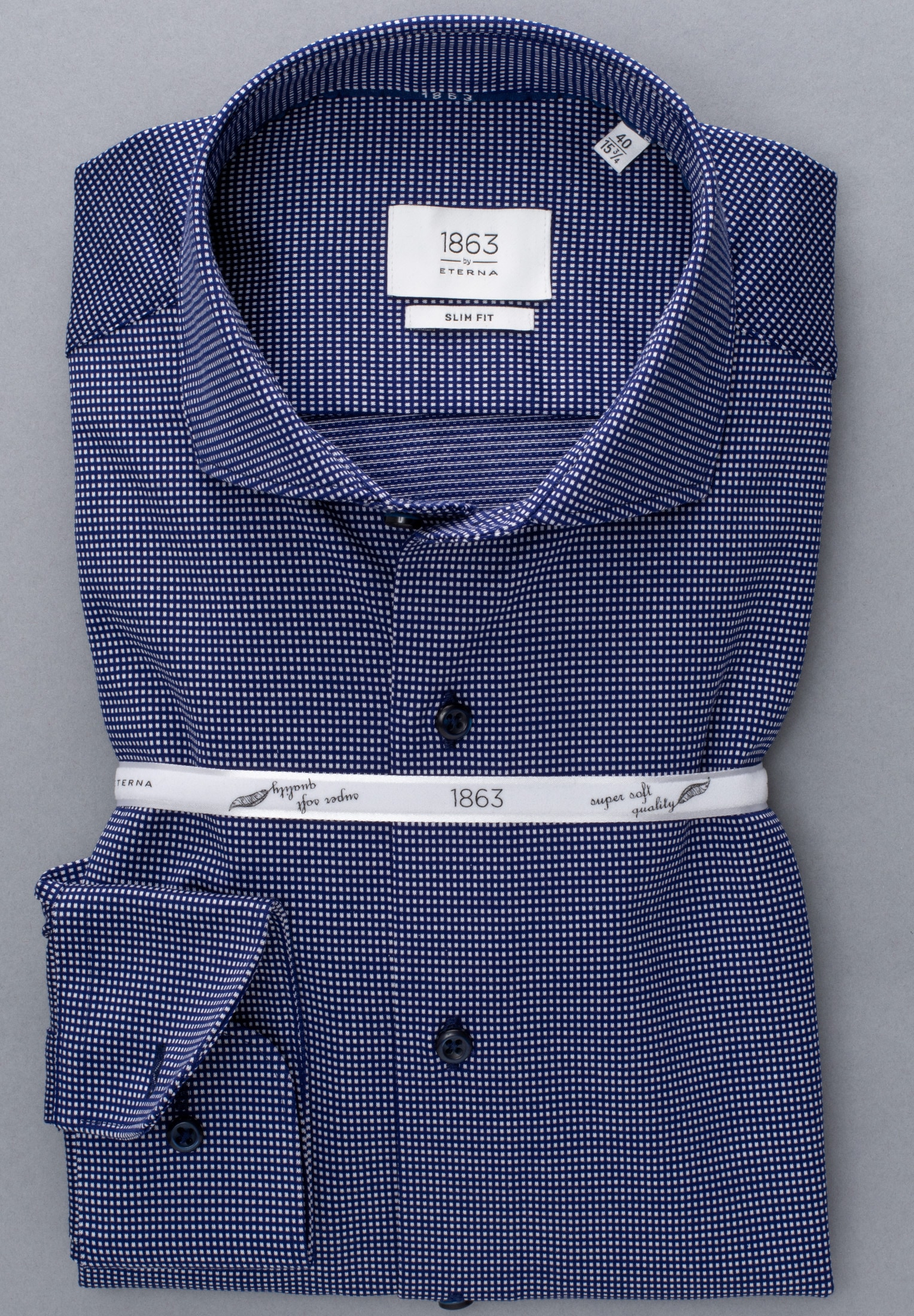 Eterna Langarmhemd »SLIM FIT« NON IRON (bügelfrei)