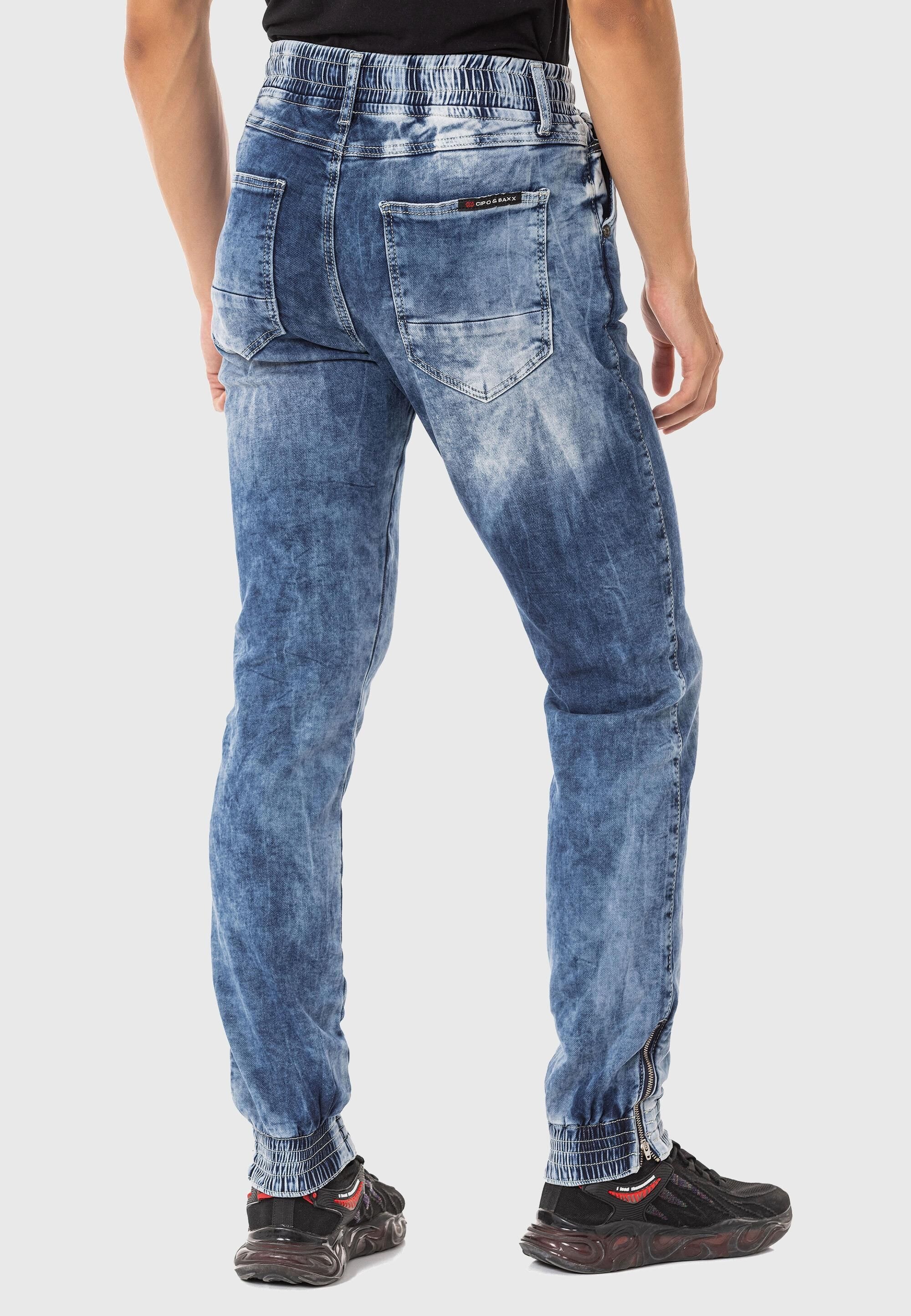 Cipo & Baxx 5-Pocket-Jeans »Cipo & Baxx Hose« im Used-Look