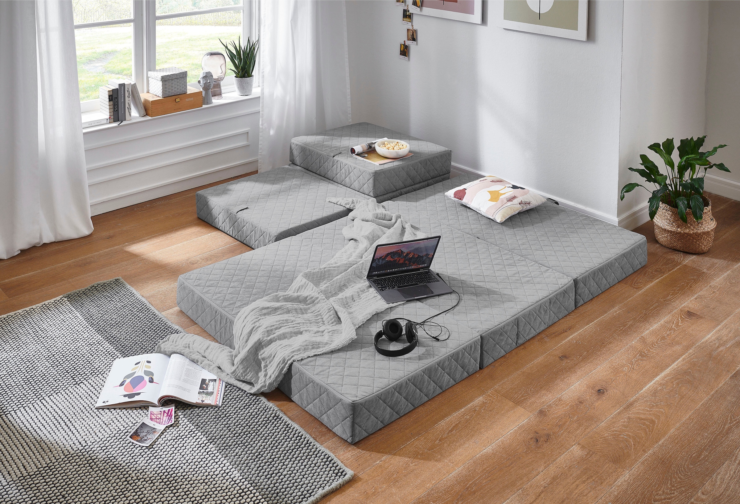 ATLANTIC home collection Sessel »Lenny«, Sessel als Faltmatratze mit Gästebettfunktion