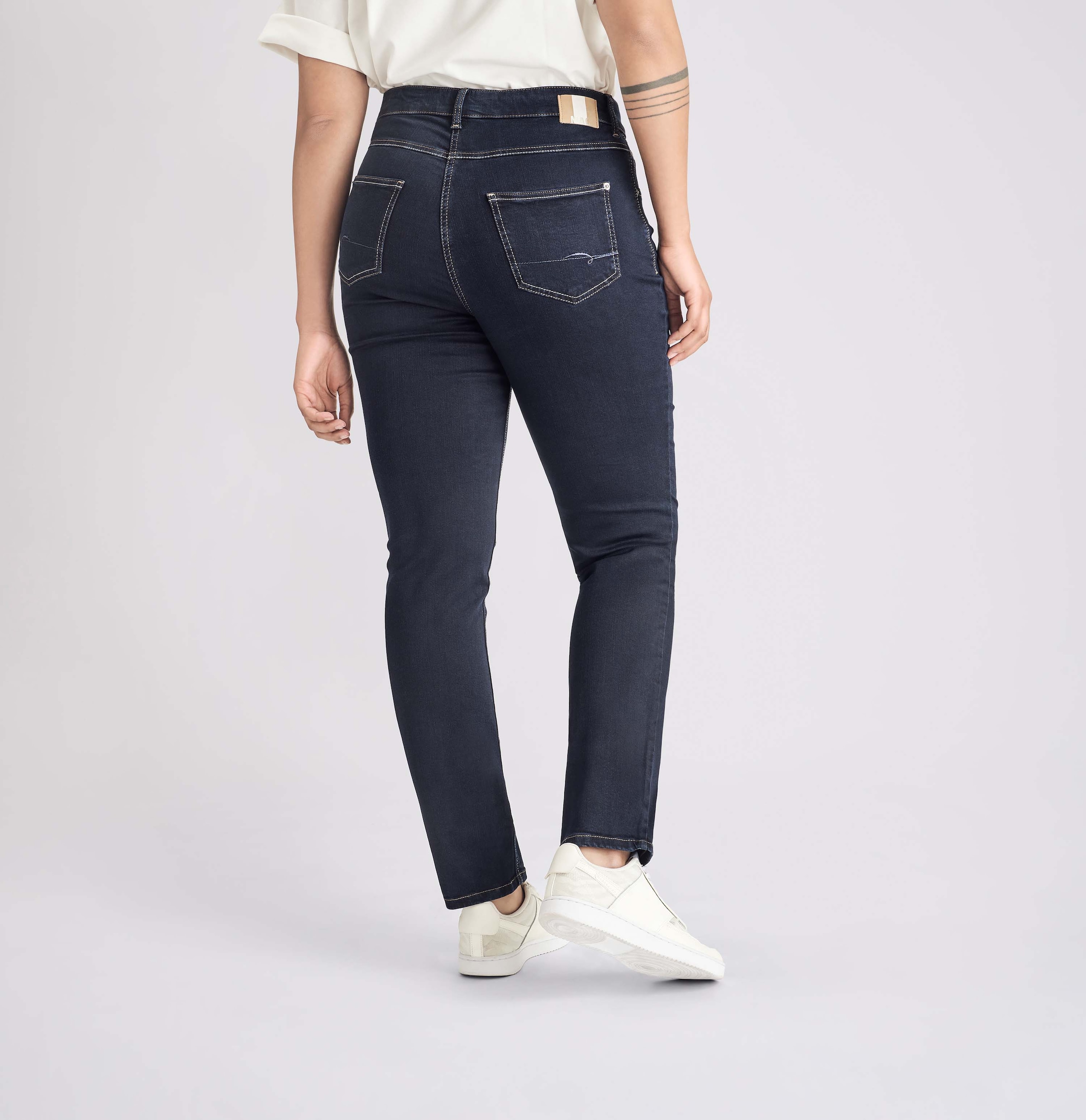 MAC Stretch-Jeans »Melanie«, Gerade geschnitten