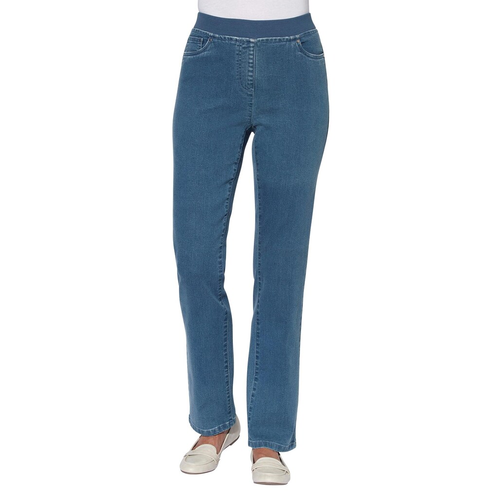 Classic Basics Schlupfjeans, (1 tlg.)