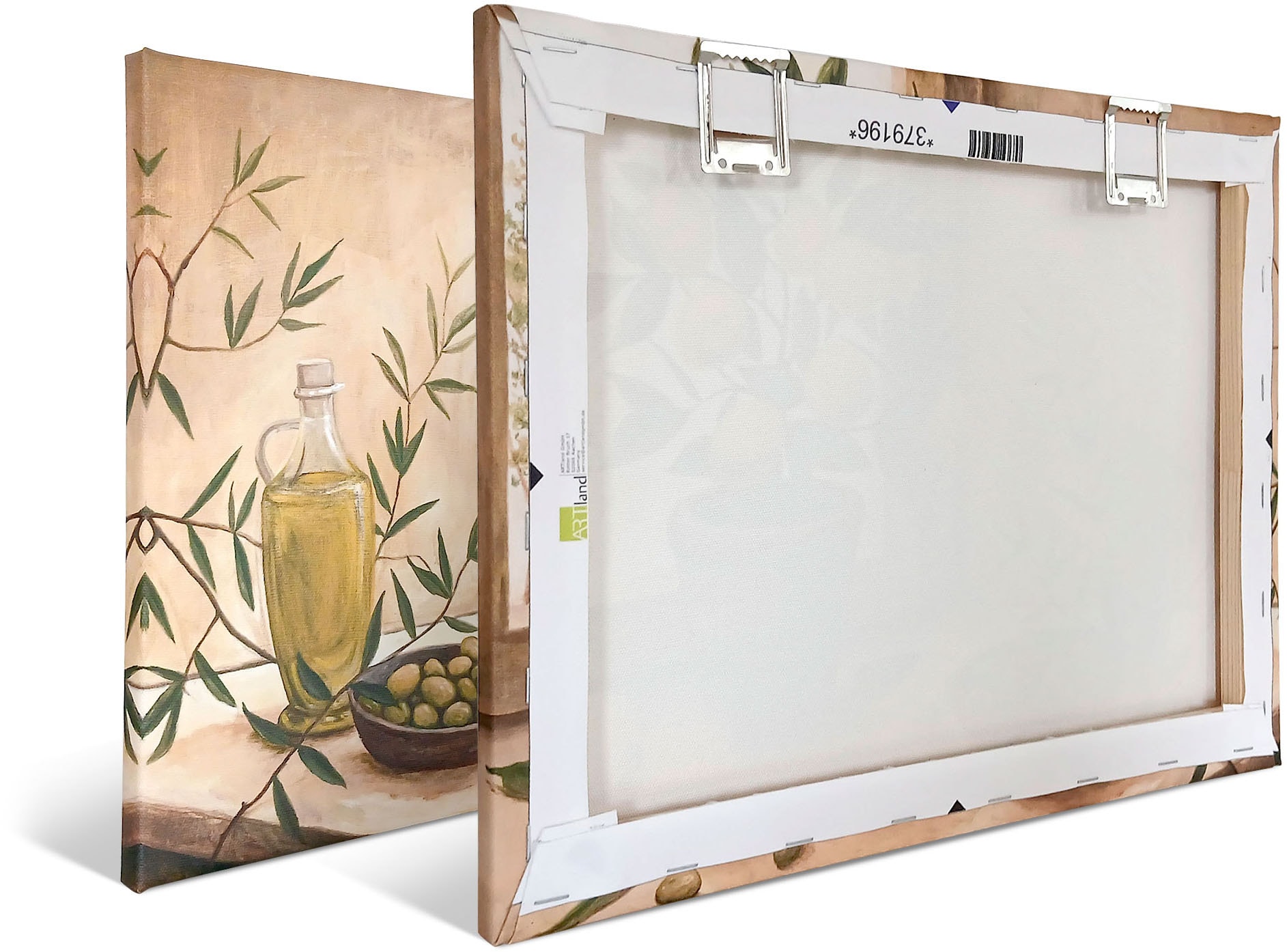 Artland »Vase mit Blumen.« Arrangements 1 Stk. tlg. auf Holzrahmen gespannt