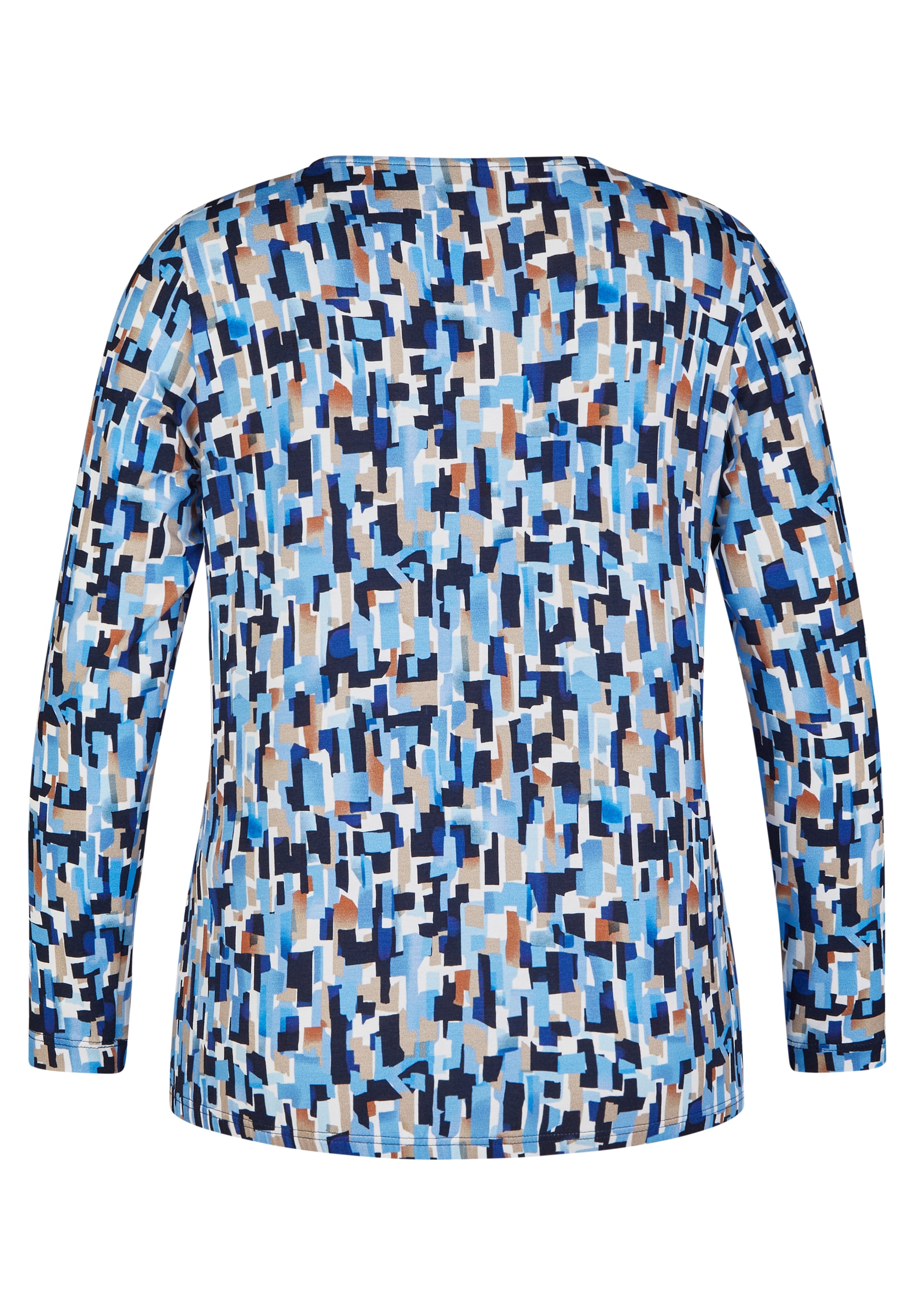 Rabe Langarmshirt, mit grafischem Muster