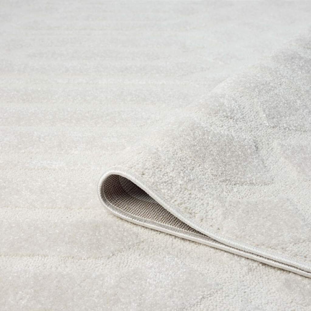 Carpet City Teppich »FLAIR138«, rund, 11 mm Höhe, Kurzflor-Teppich, Skandi-Stil, Wohnzimmer