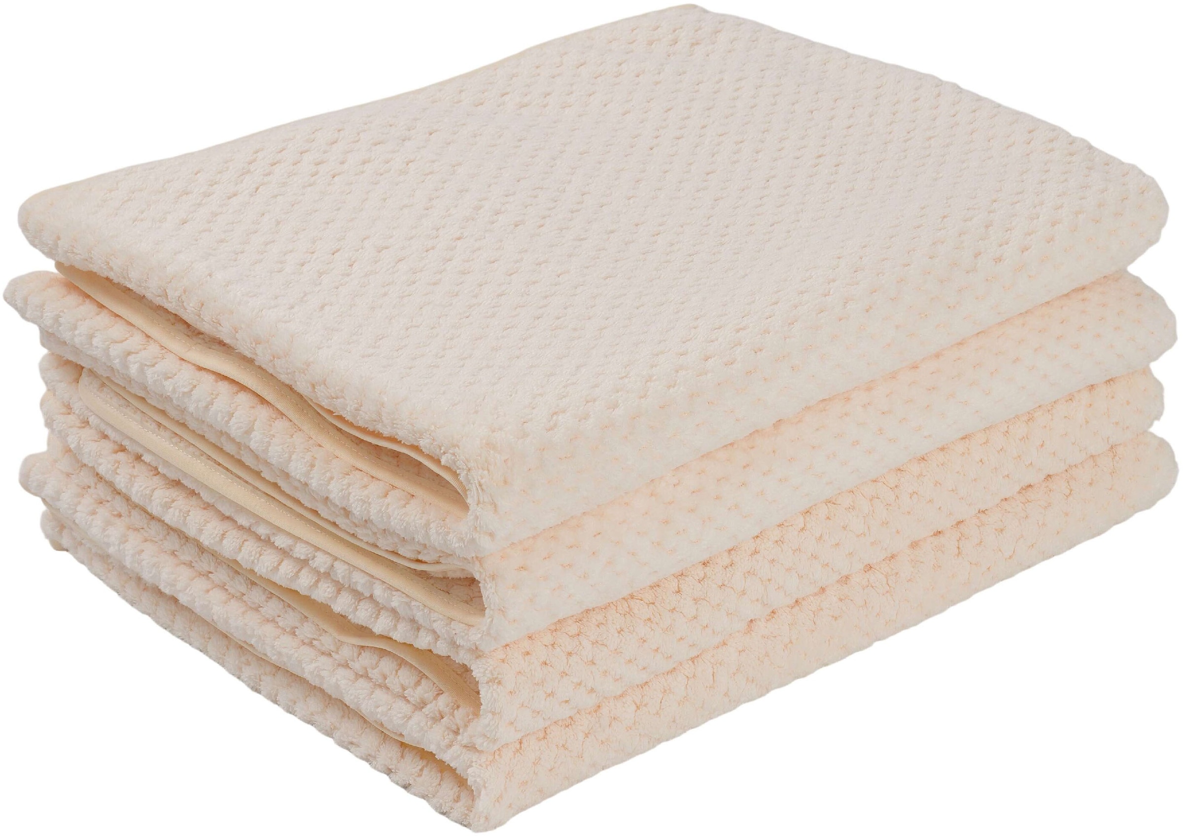 OTTO home Handtücher »Parris, diverse Größen, ideal als Sporthandtuch, Reisehandtuch« sehr leicht, kompakt, schnelltrocknend, Mikrofaser, mit Waffelmuster