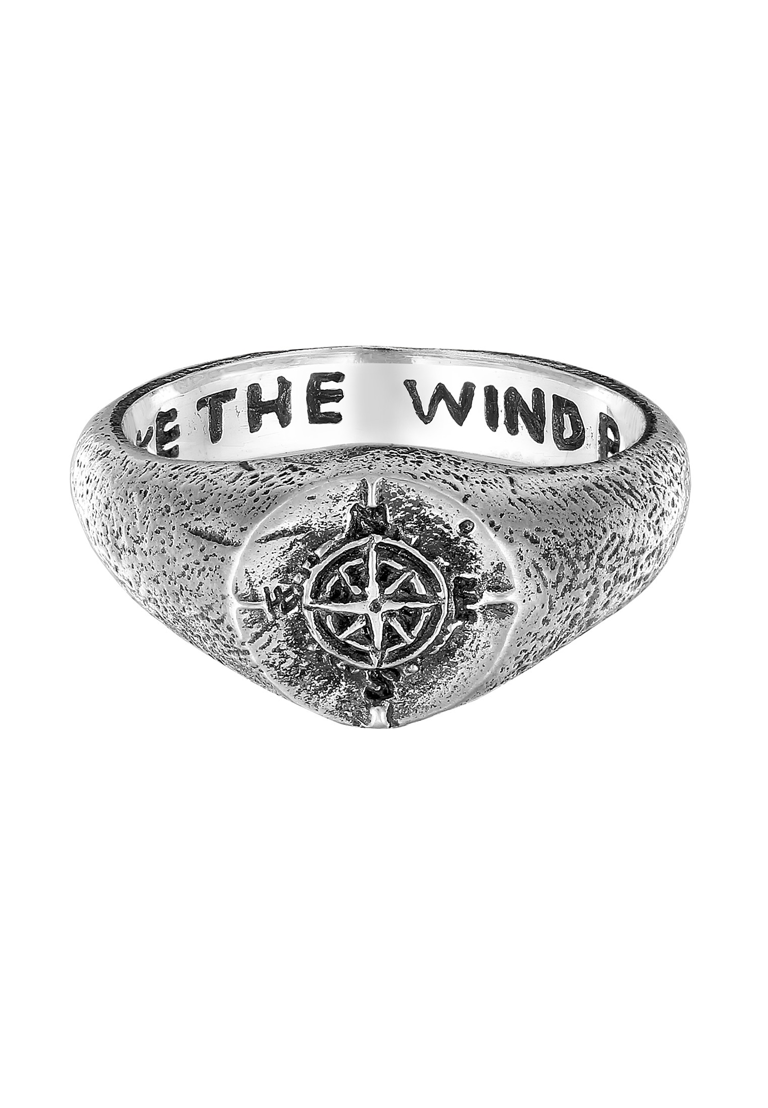 HAZE & GLORY Siegelring »Ring Sigelring - Like the wind blows 925 Sterling Silber«