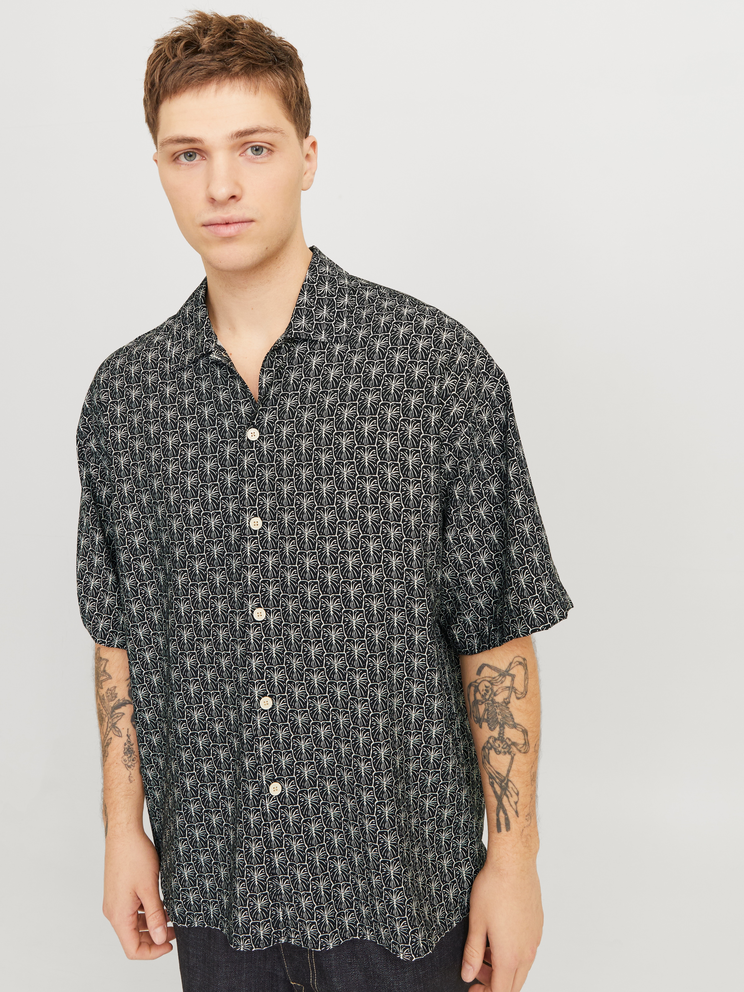 Jack & Jones Kurzarmhemd »JORMARSHALL ISLINGTON AOP SHIRT SS SN«