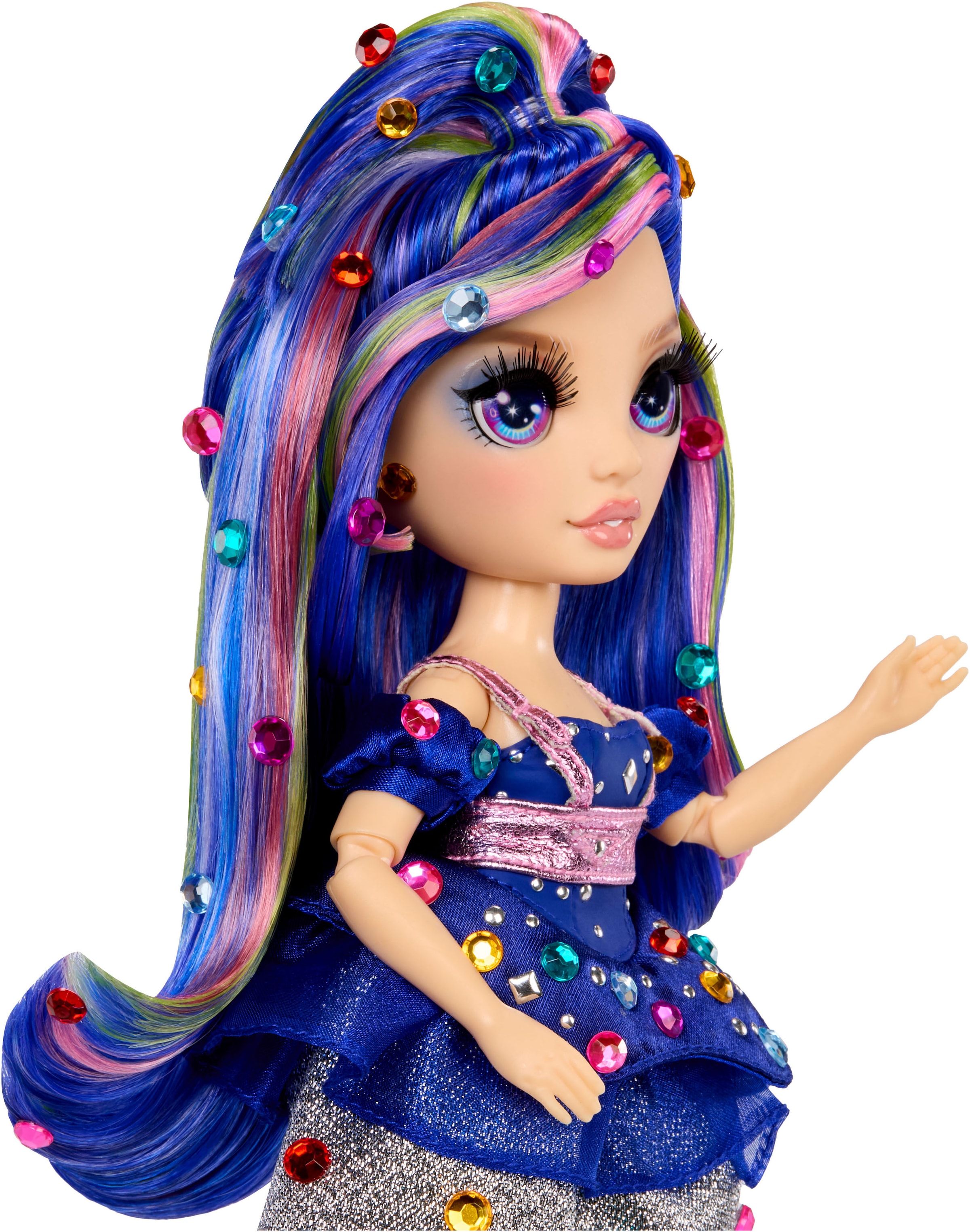 RAINBOW HIGH Anziehpuppe »Rainbow High Be Dazzling Fashion Dolls- Genevieve Bleue«