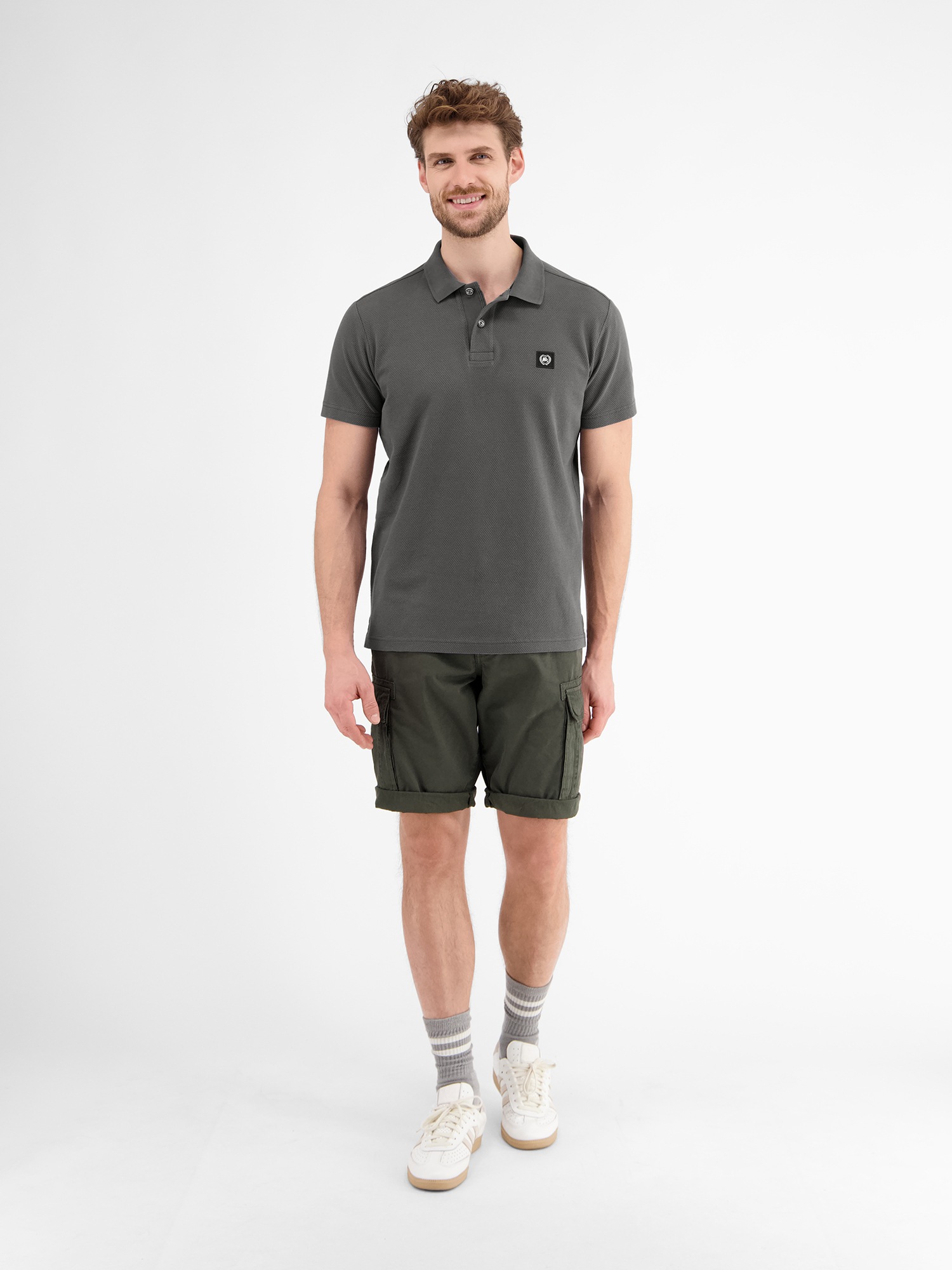 LERROS Poloshirt »LERROS Poloshirt in weicher Waffelpiquéqualität«