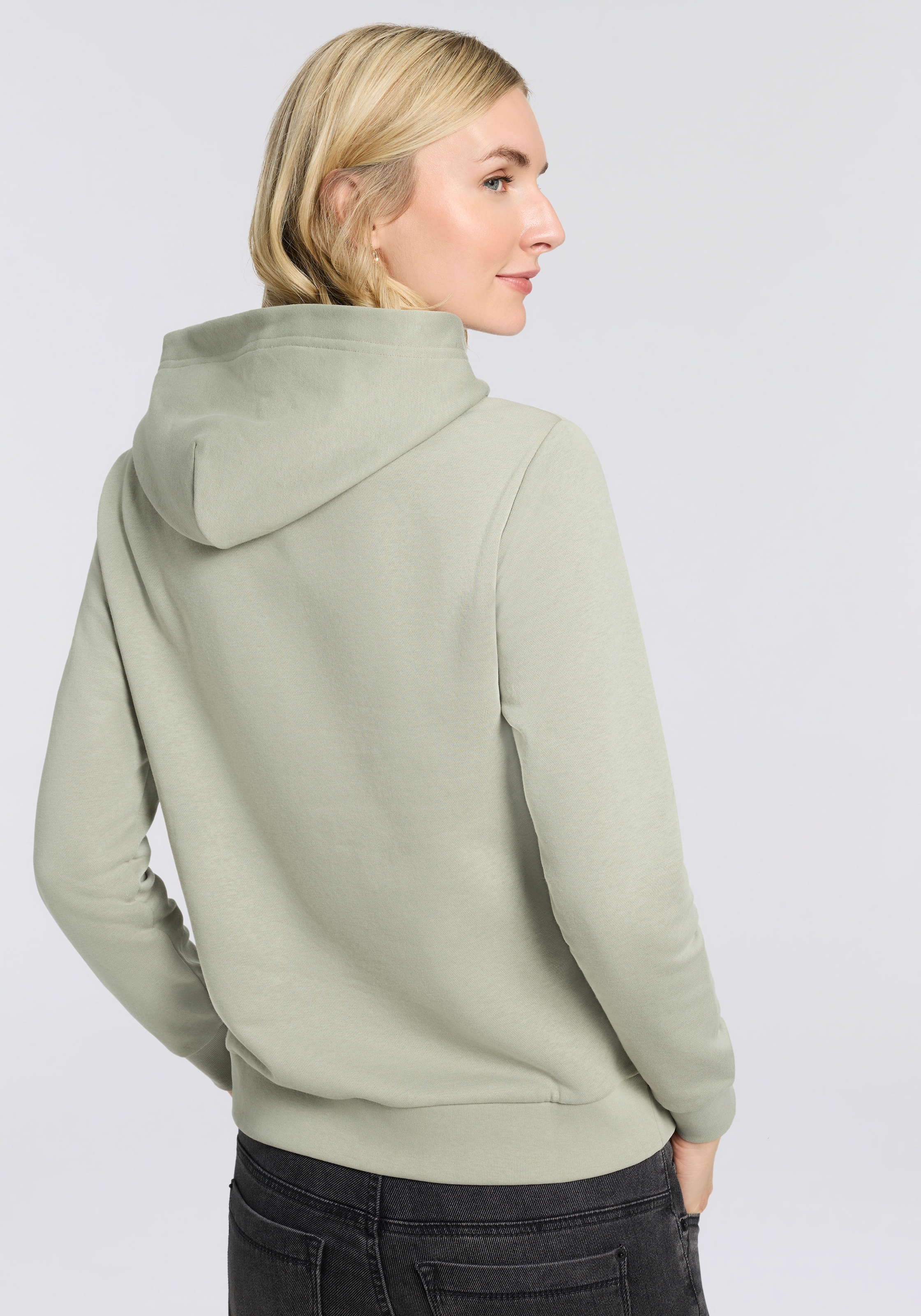 Gant Hoodie »REG GRAPHIC HOODIE«, gerippte Abschlüsse, Kapuze ohne Kordel