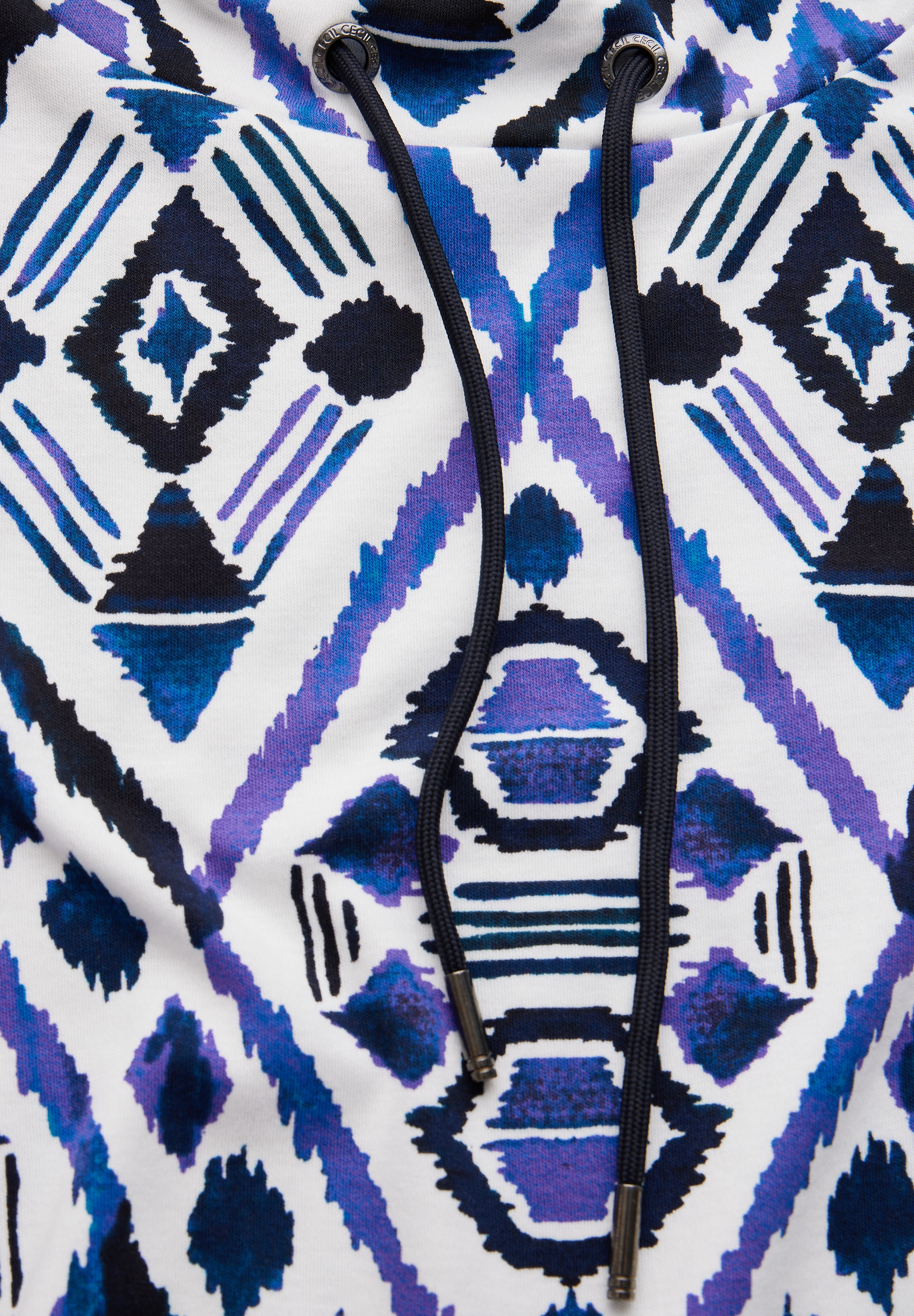 Cecil Langarmshirt, mit grafischem Muster