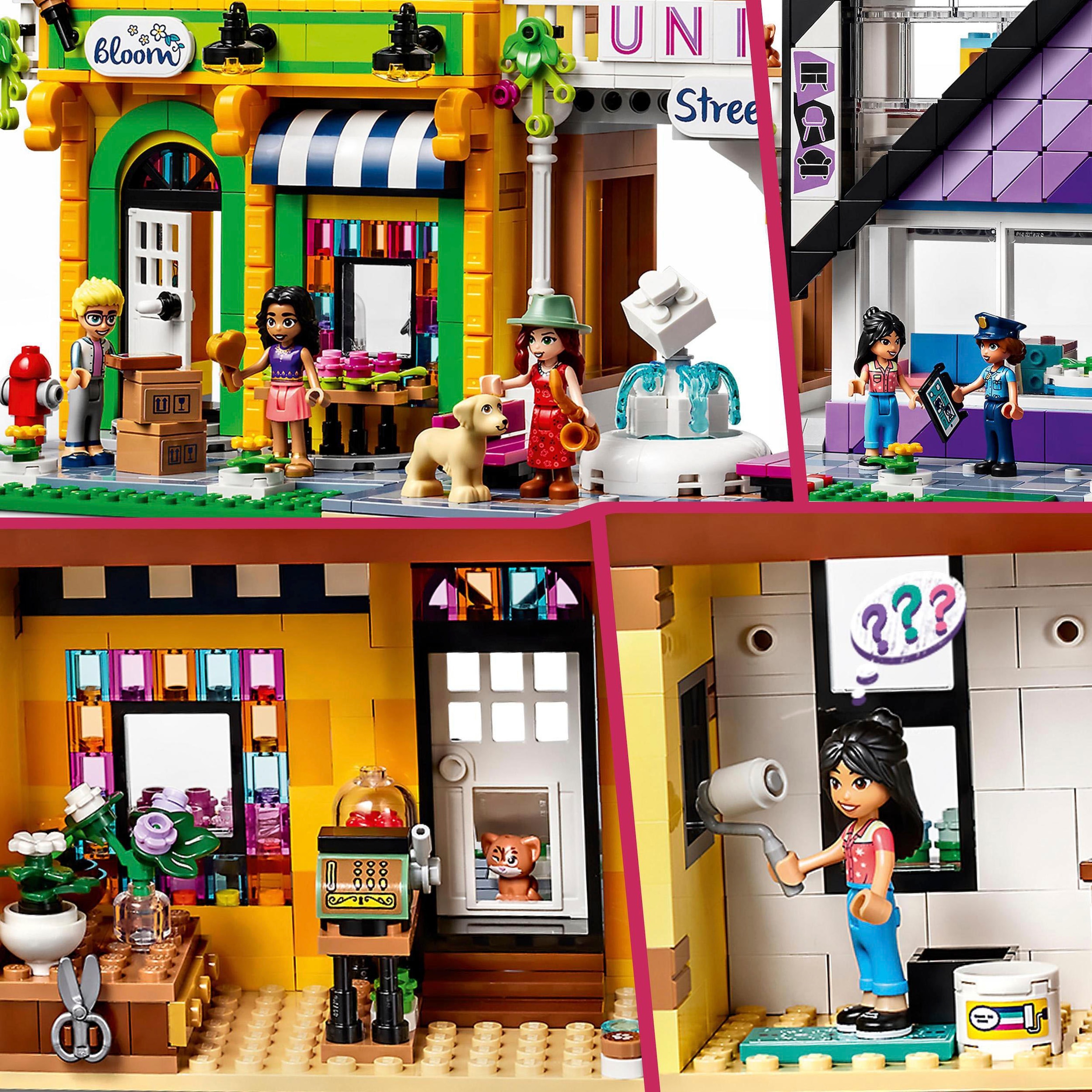 LEGO® Konstruktionsspielsteine »Stadtzentrum (41732), LEGO® Friends«, (2010 St.), Made in Europe