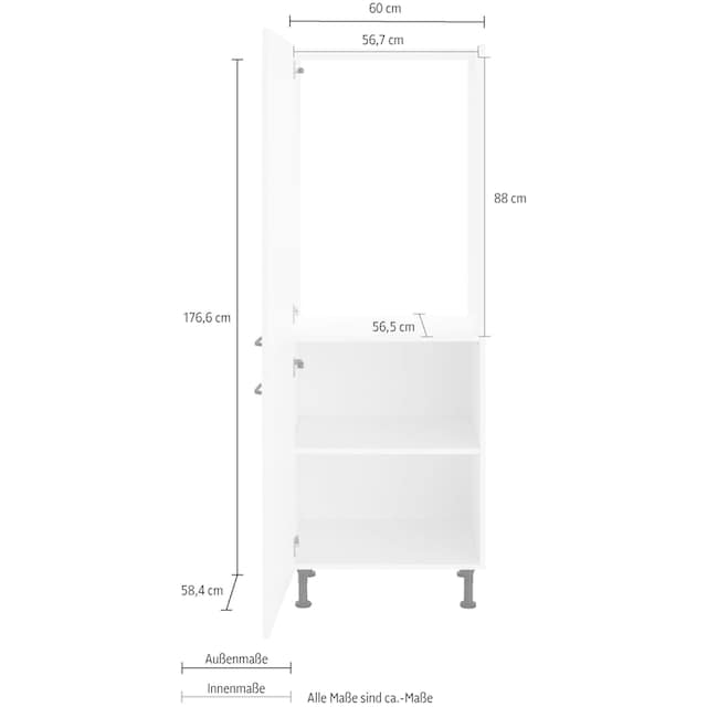 OPTIFIT Kühlumbauschrank »Elga«, mit Soft-Close-Funktion,  höhenverstellbaren Füßen, Breite 60 cm auf Rechnung kaufen