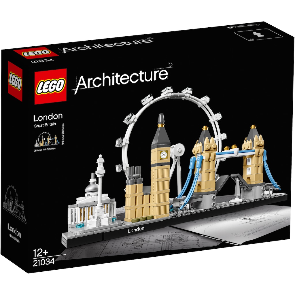 LEGO® Konstruktionsspielsteine »London (21034), LEGO® Architecture«, (468 St.), Made in Europe