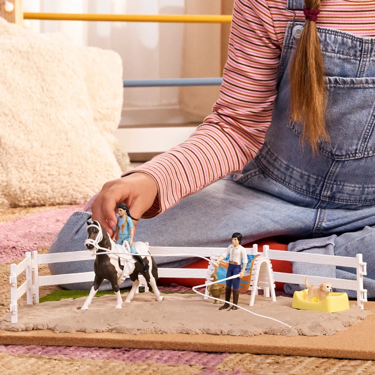 Schleich® Spielwelt »HORSE CLUB, Kim's Voltigier Set (42799)«