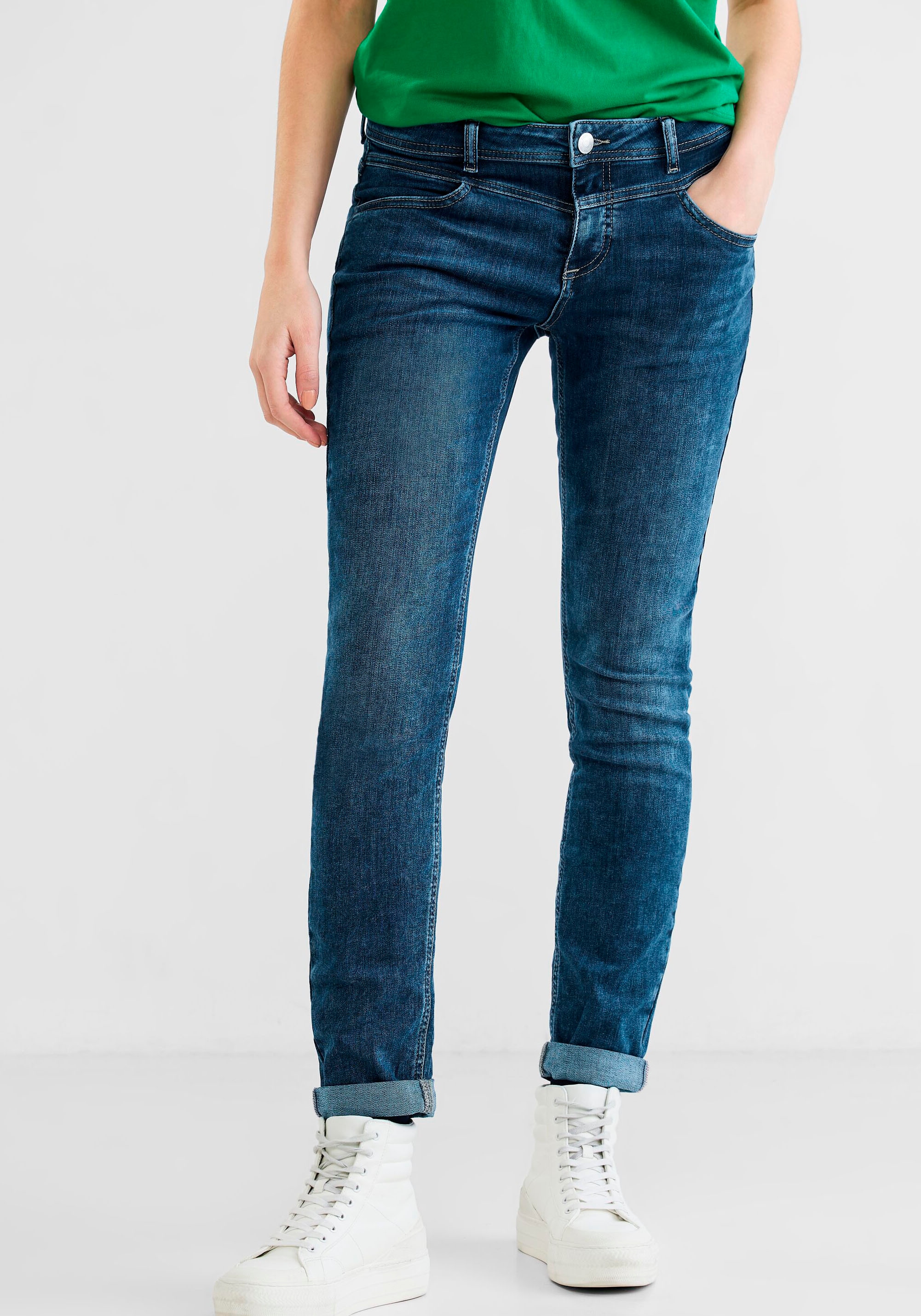 im ONE bei ♕ Slim-fit-Jeans, STREET 4-Pocket-Style