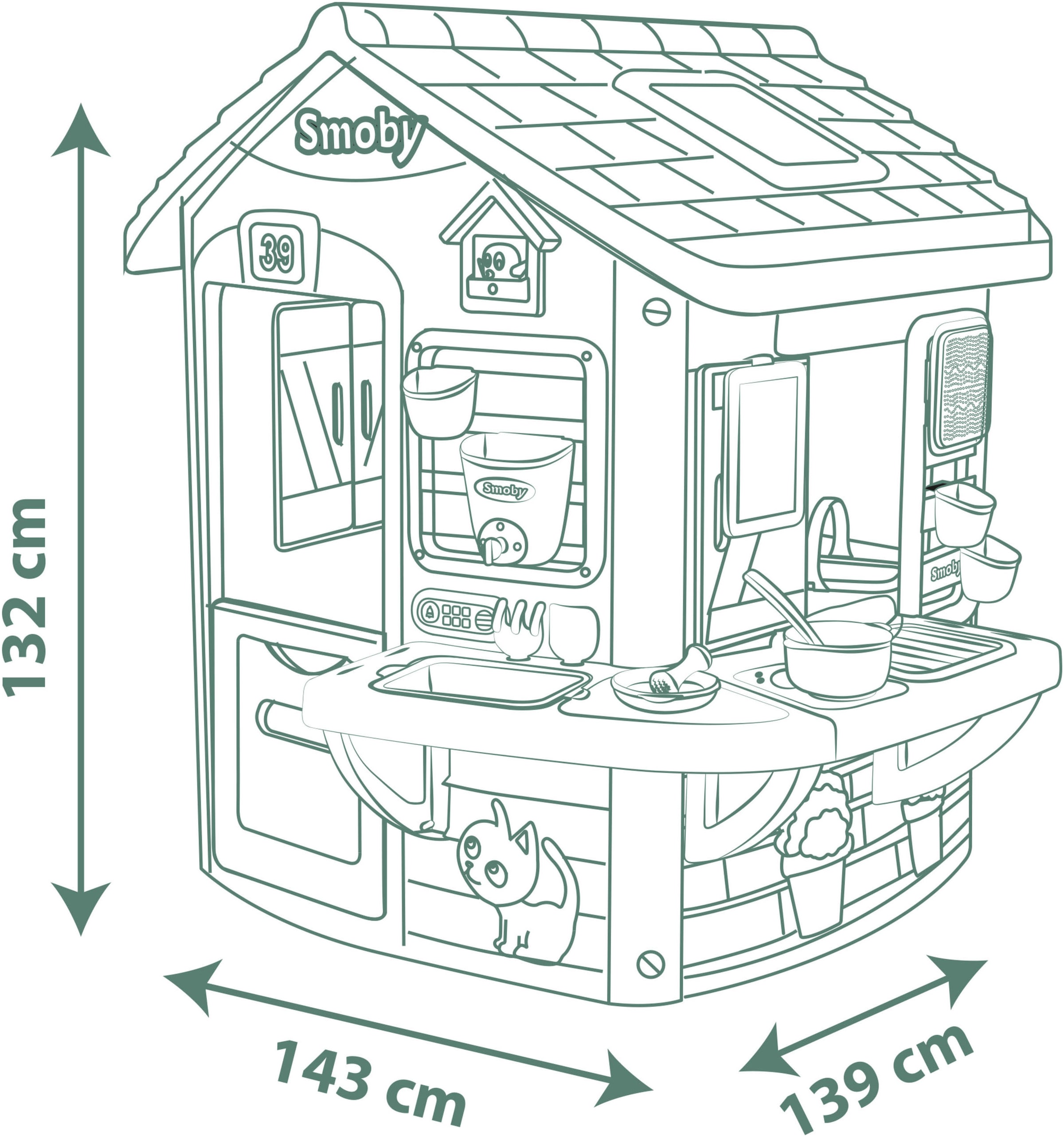 Smoby Outdoor-Spielküche »Smoby Life Matschküche« Made in Europe