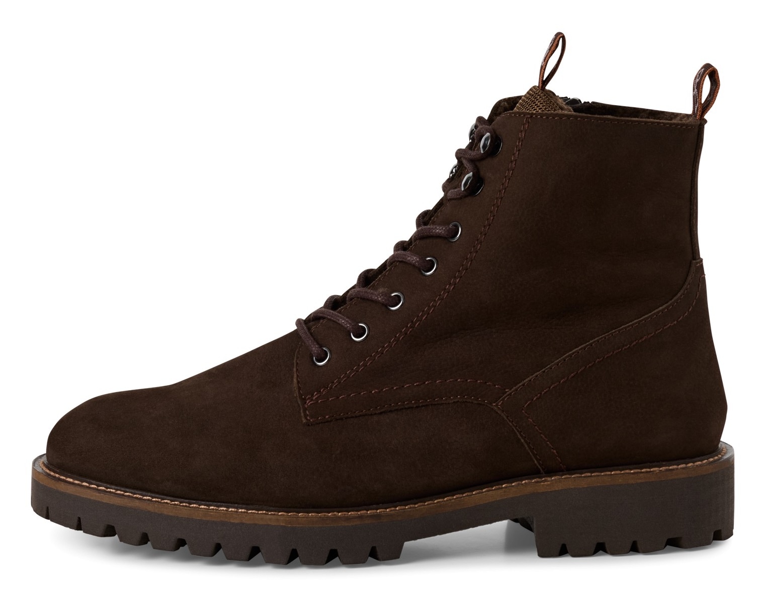 MARCO TOZZI by GMK Schnürboots  , Blockabsatz, Schnürstiefelette mit praktischem Innenreißverschluss