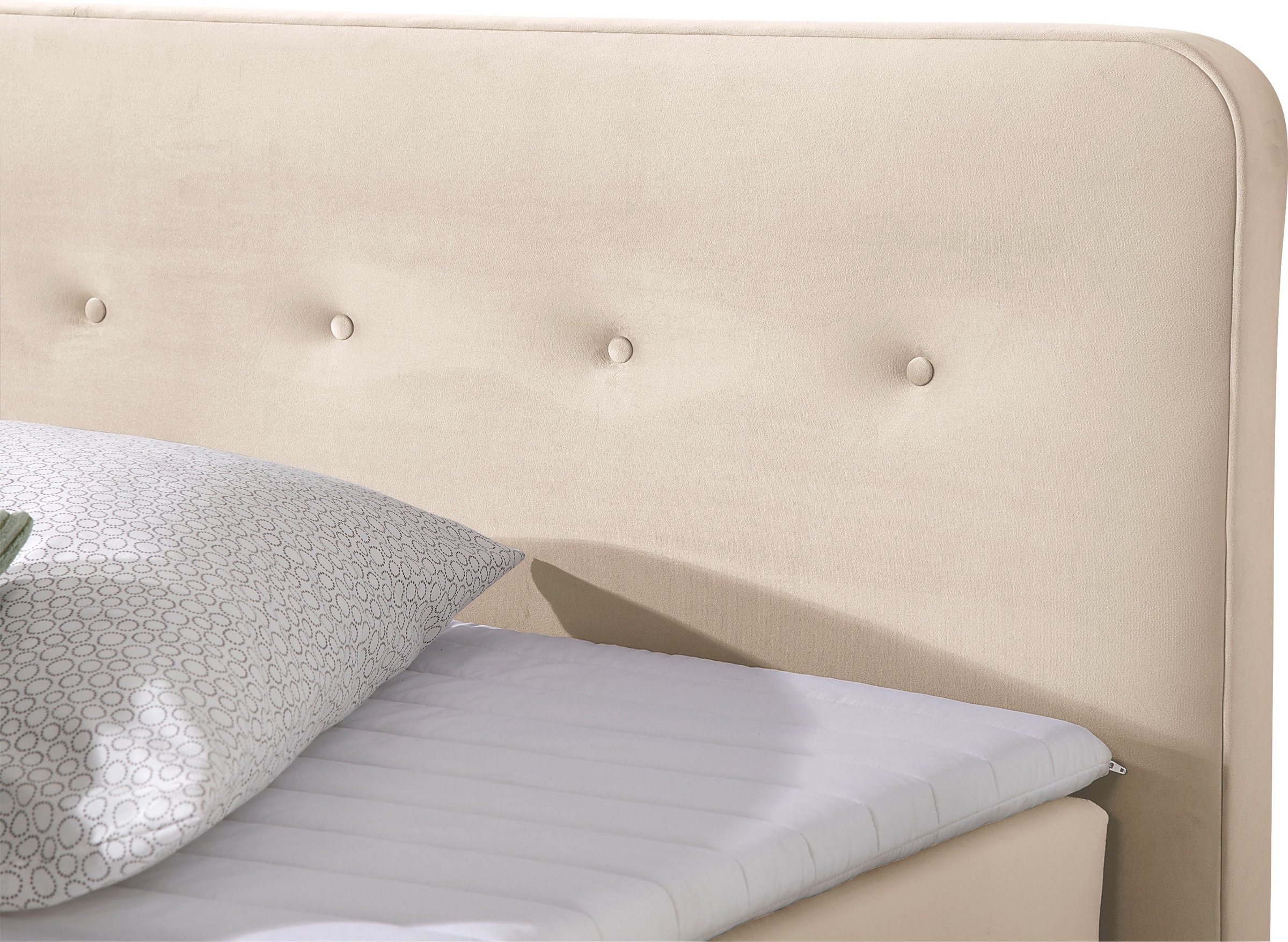 Home affaire Boxspringbett »Fargo«, in Überlänge 220 cm, mit Topper, 3 Ausführungen, 4, Breiten