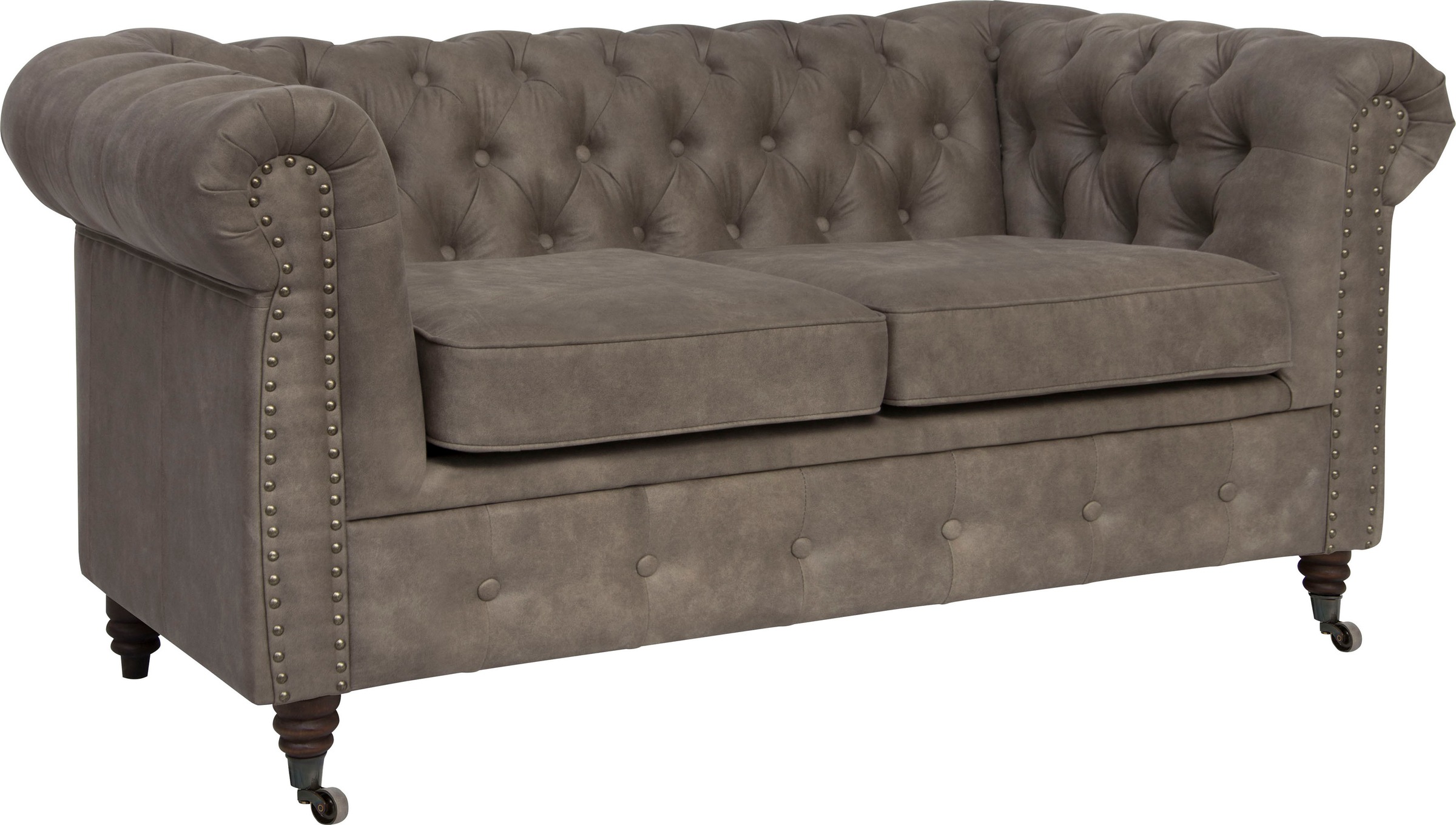 Home affaire Chesterfield-Sofa »Aarburg«, aufwändige Knopfheftung und Ziernägel im Chesterfield-Design