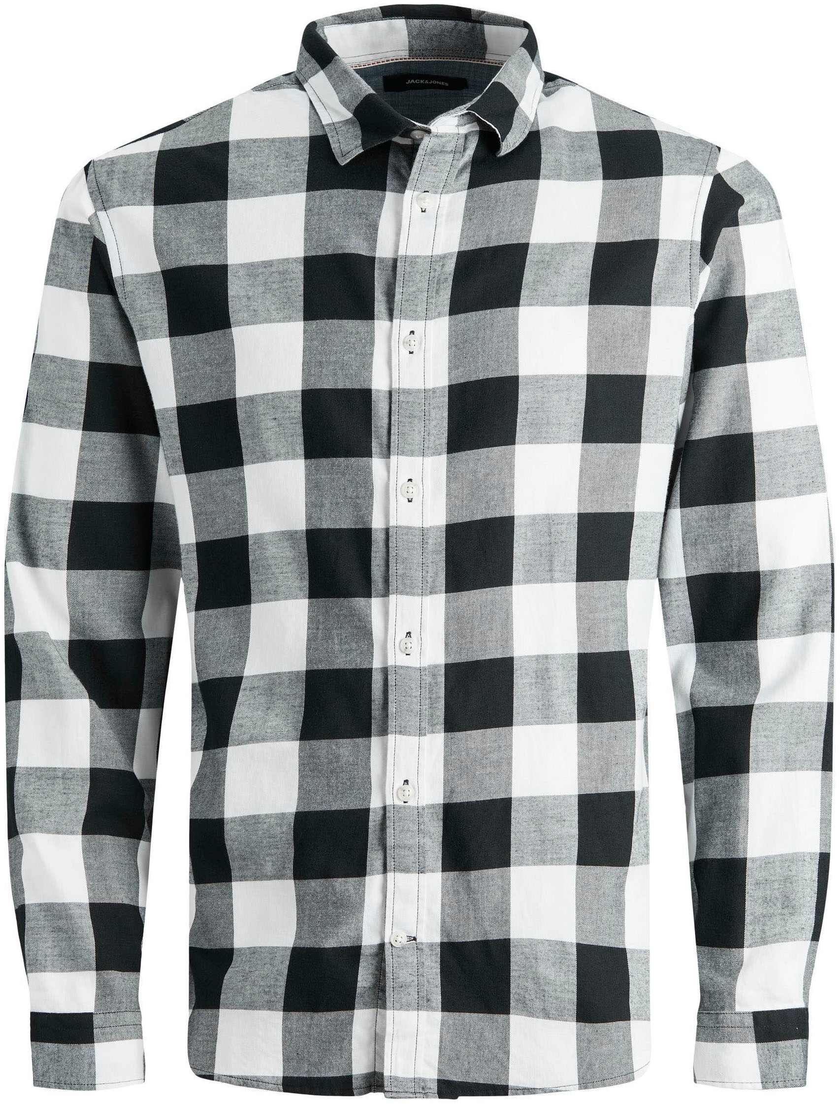 Jack & Jones Karohemd »JJ JJEGINGHAM TWILL SHIRT L/«