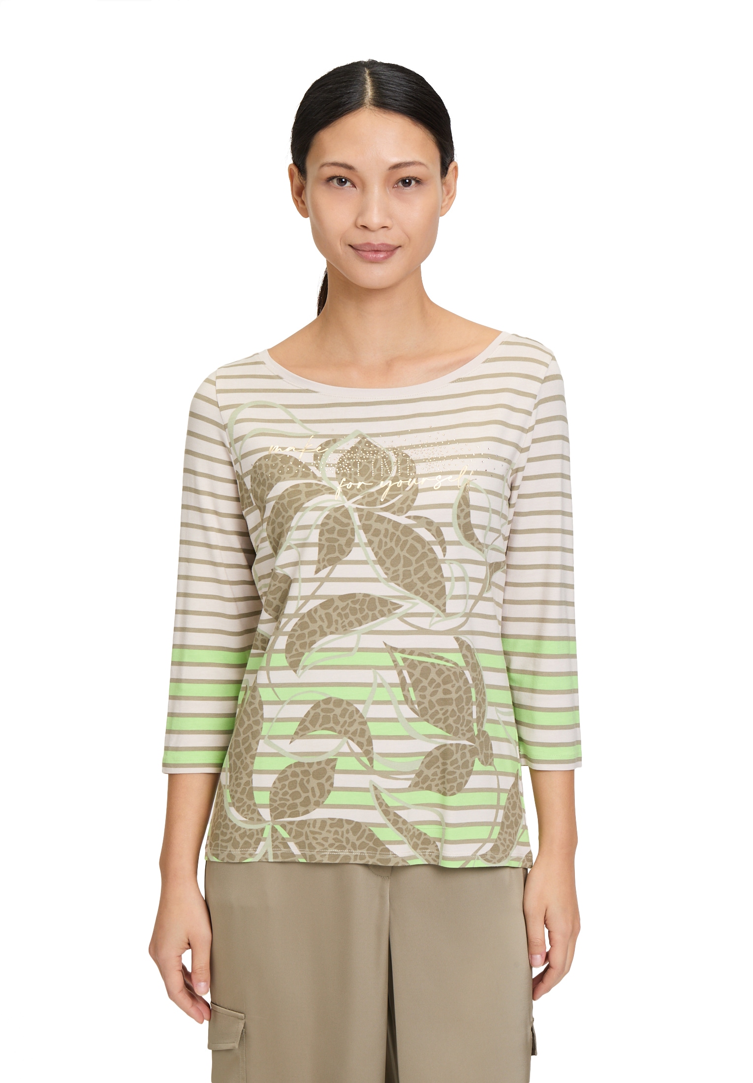 Betty Barclay 3/4-Arm-Shirt »Ringelshirt mit U-Boot-Ausschnitt«