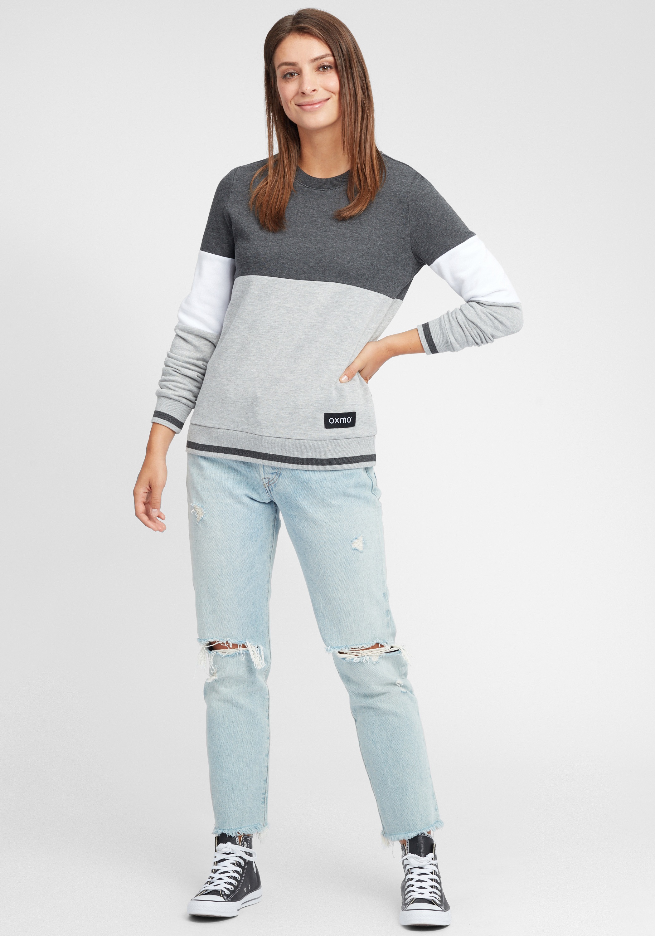 OXMO Sweater »Sweatpullover OXOmaya«